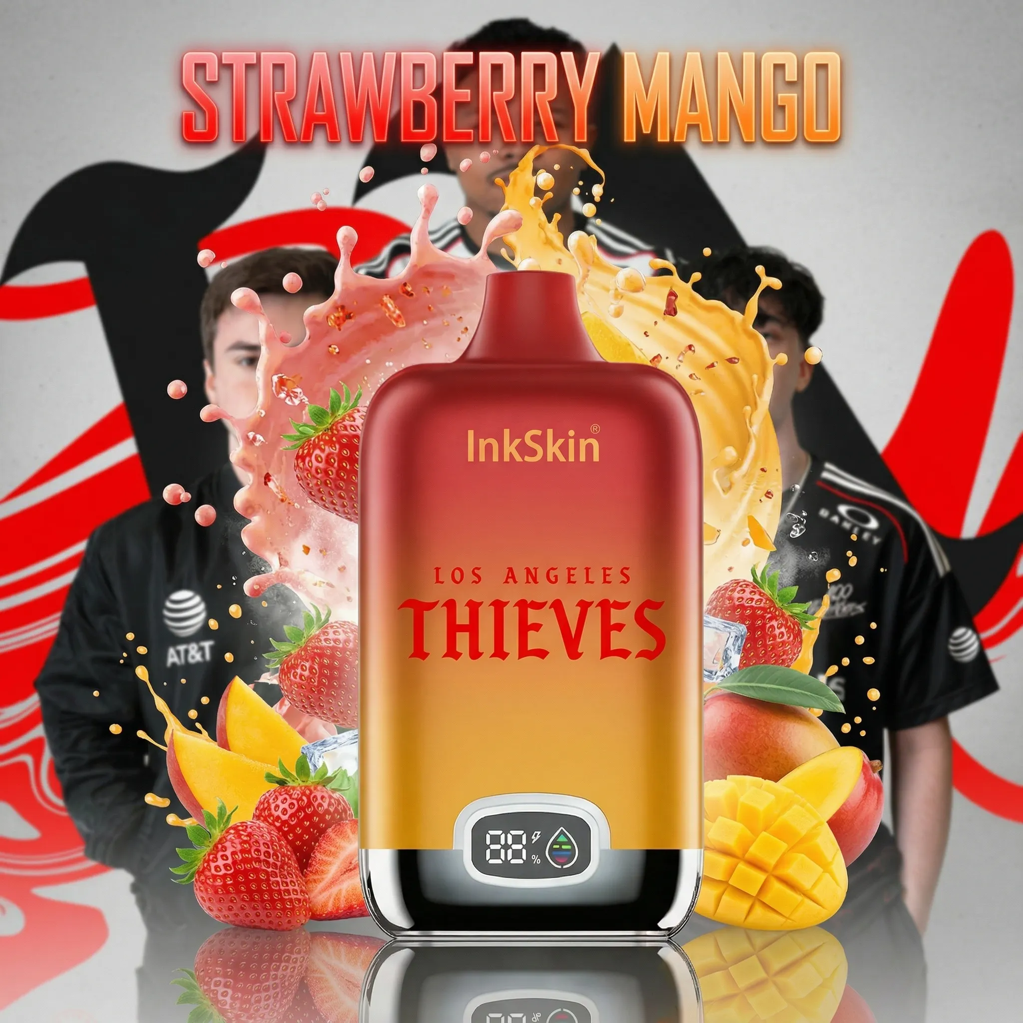 Los Angeles Thieves team - ⭐InkSkin Digital Box 12000 Puffs - 10+ Flavour Choices 🍇🍉🍋