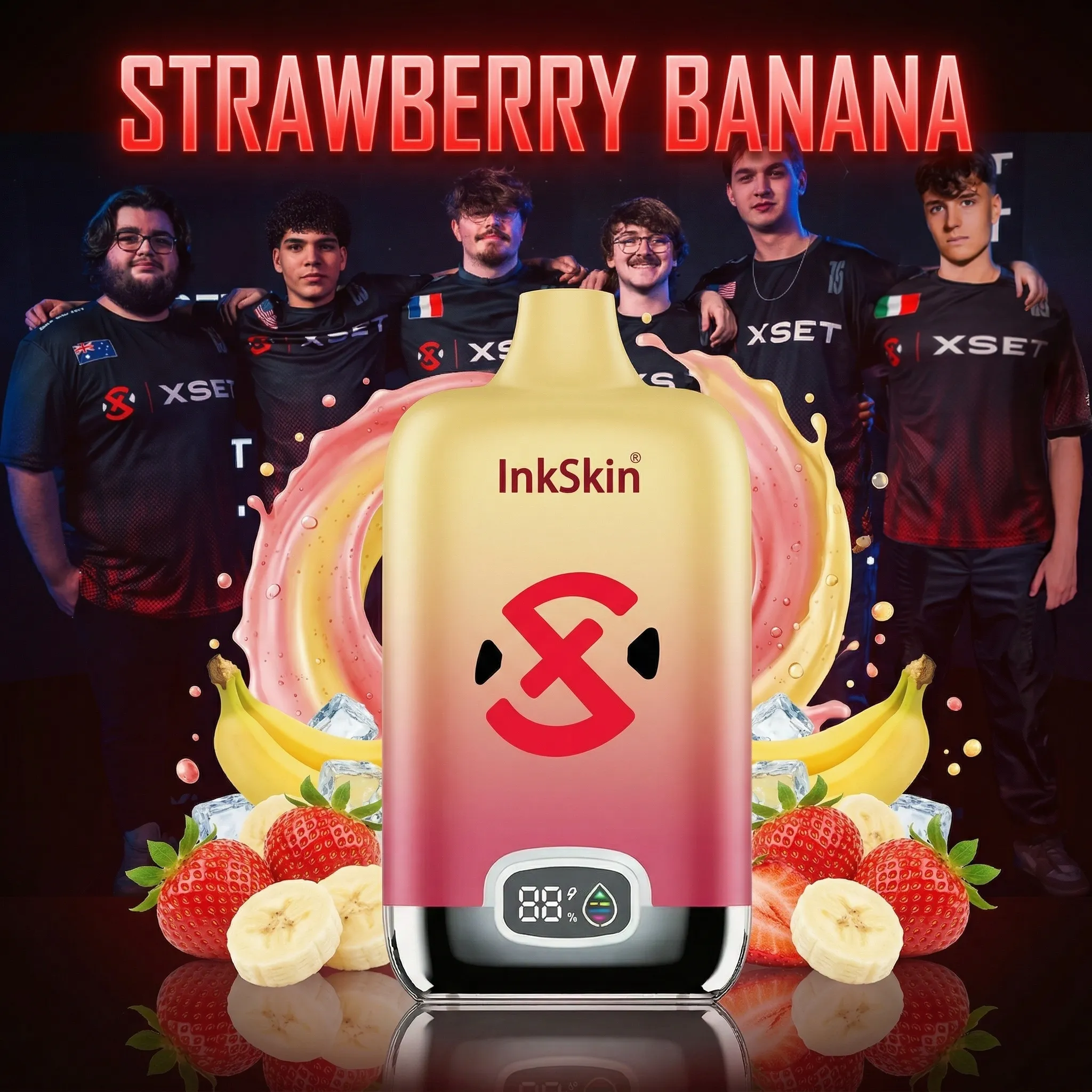 XSET team - ⭐InkSkin Digital Box 12000 Puffs - 10+ Flavour Choices 🍇🍉🍋