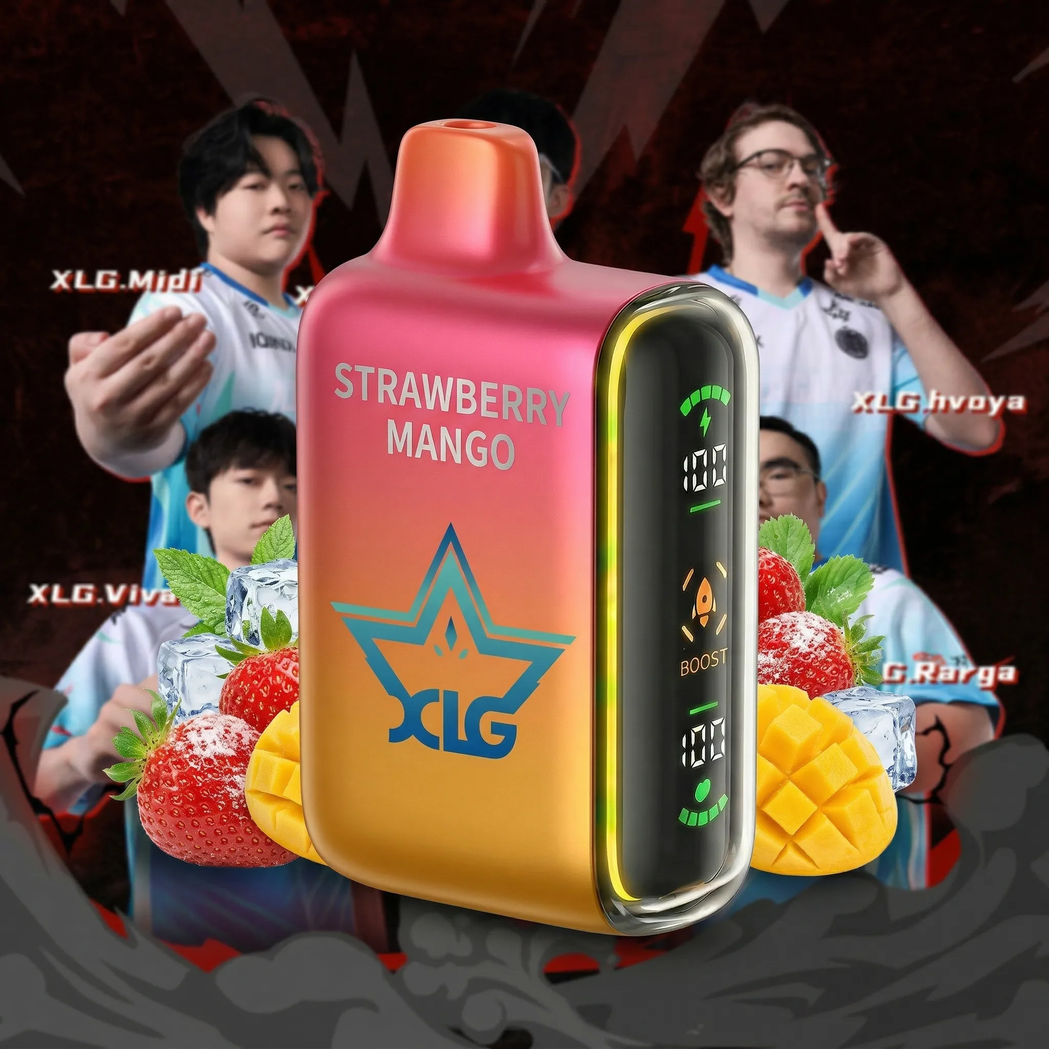 XLG team - 🔥InkSkin Pulse 15000 Puffs new - 10+ Flavour Choices 🍇🍉🍋