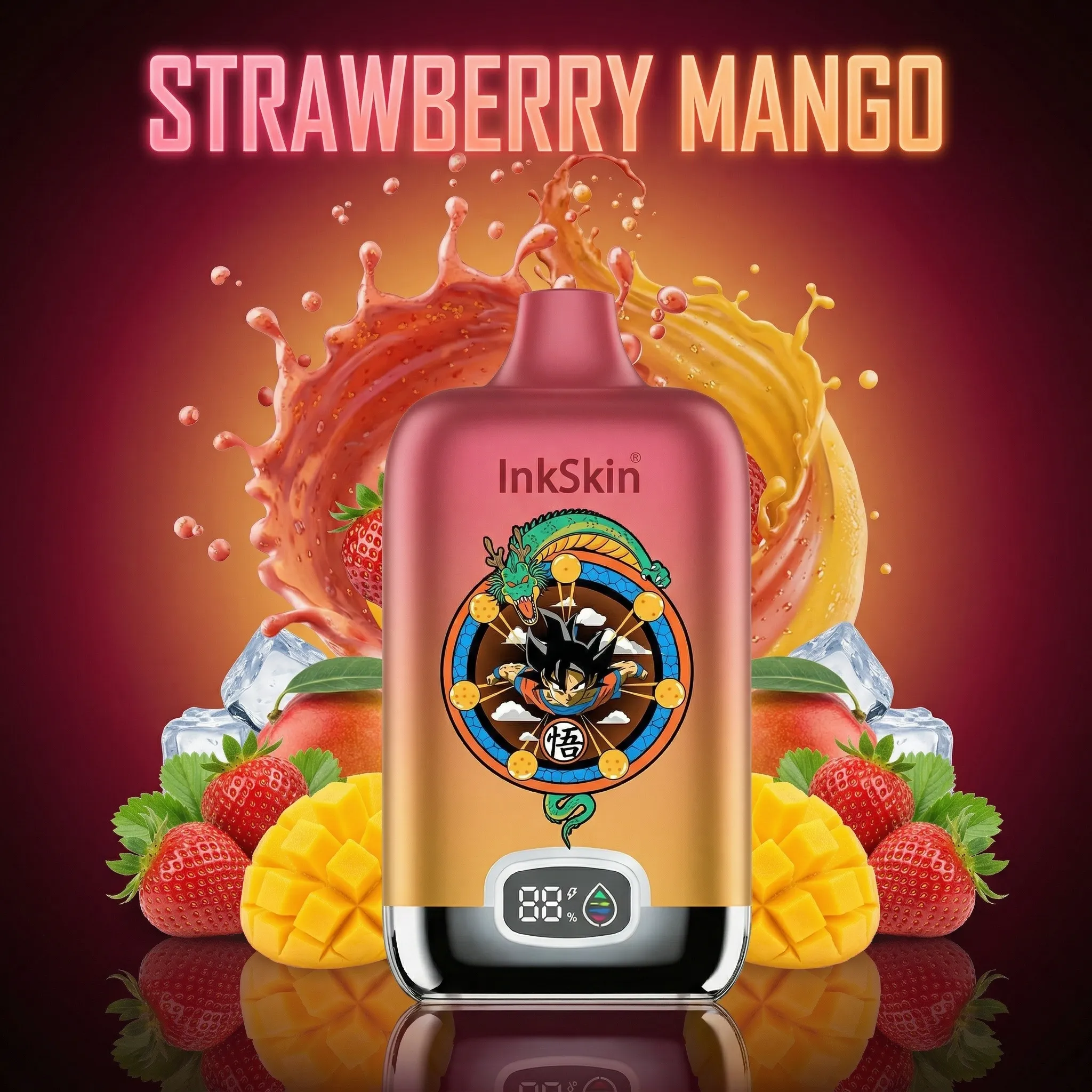 1 - ⭐InkSkin Digital Box 12000 Puffs - 10+ Flavour Choices 🍇🍉🍋