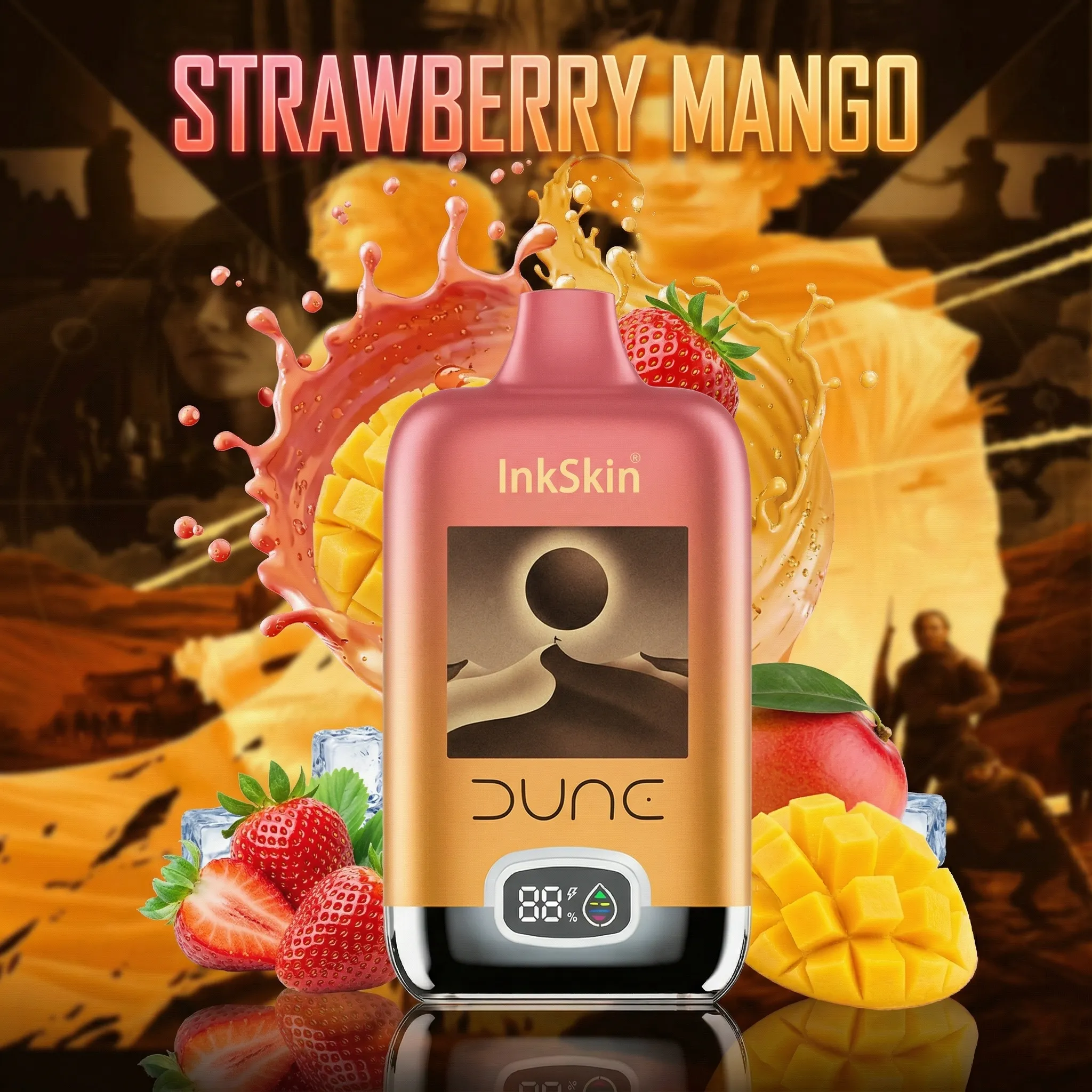 dune - ⭐InkSkin Digital Box 12000 Puffs - 10+ Flavour Choices 🍇🍉🍋