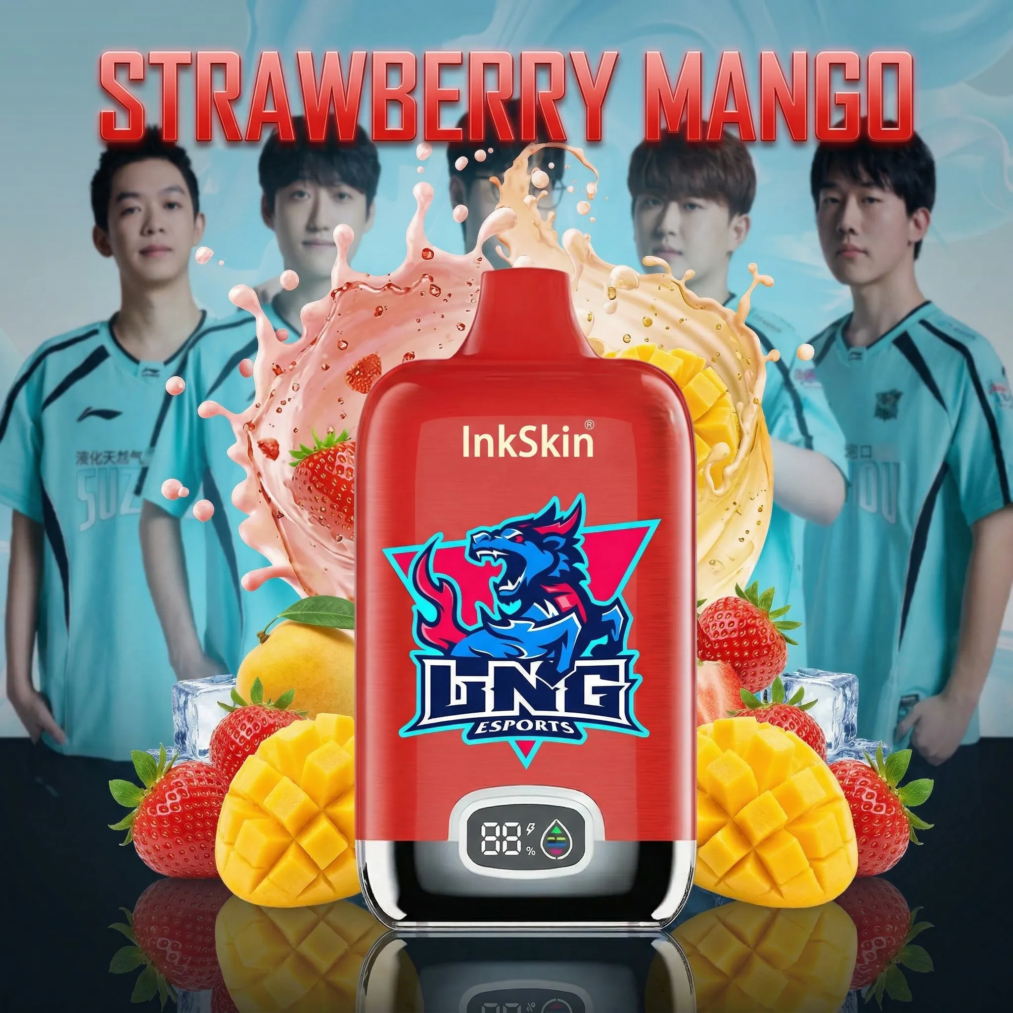 LNG team - ⭐InkSkin Digital Box 12000 Puffs - 10+ Flavour Choices 🍇🍉🍋