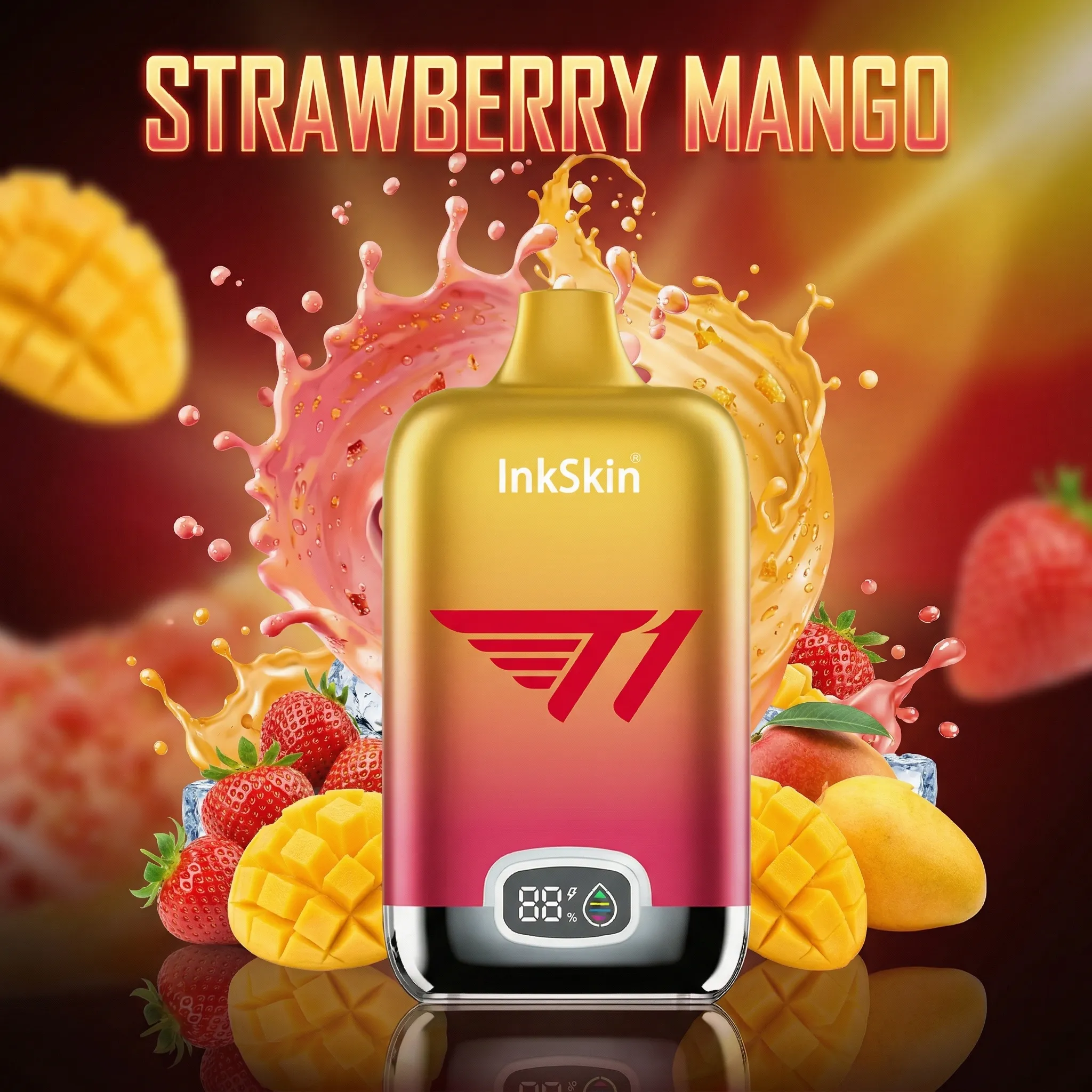 T1 team - ⭐InkSkin Digital Box 12000 Puffs - 10+ Flavour Choices 🍇🍉🍋