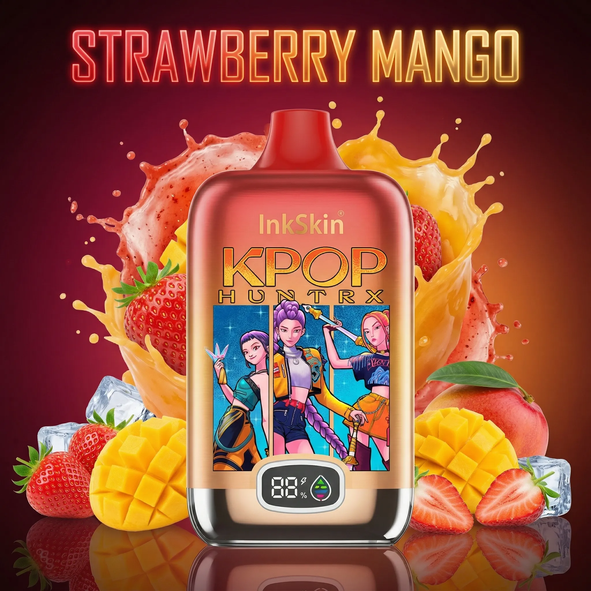 Kpop Huntrix - ⭐InkSkin Digital Box 12000 Puffs - 10+ Flavour Choices 🍇🍉🍋