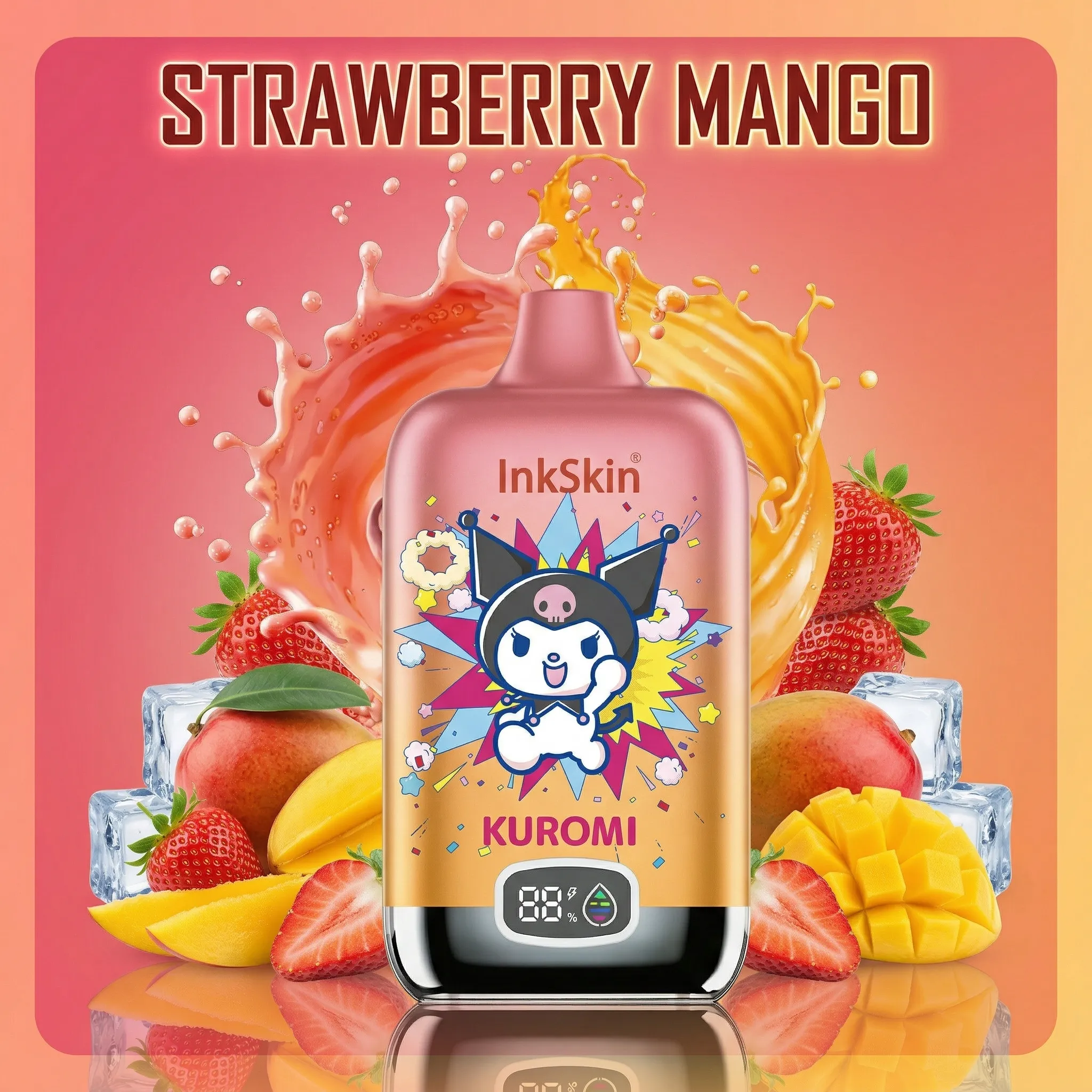 Kuromi - ⭐InkSkin Digital Box 12000 Puffs - 10+ Flavour Choices 🍇🍉🍋