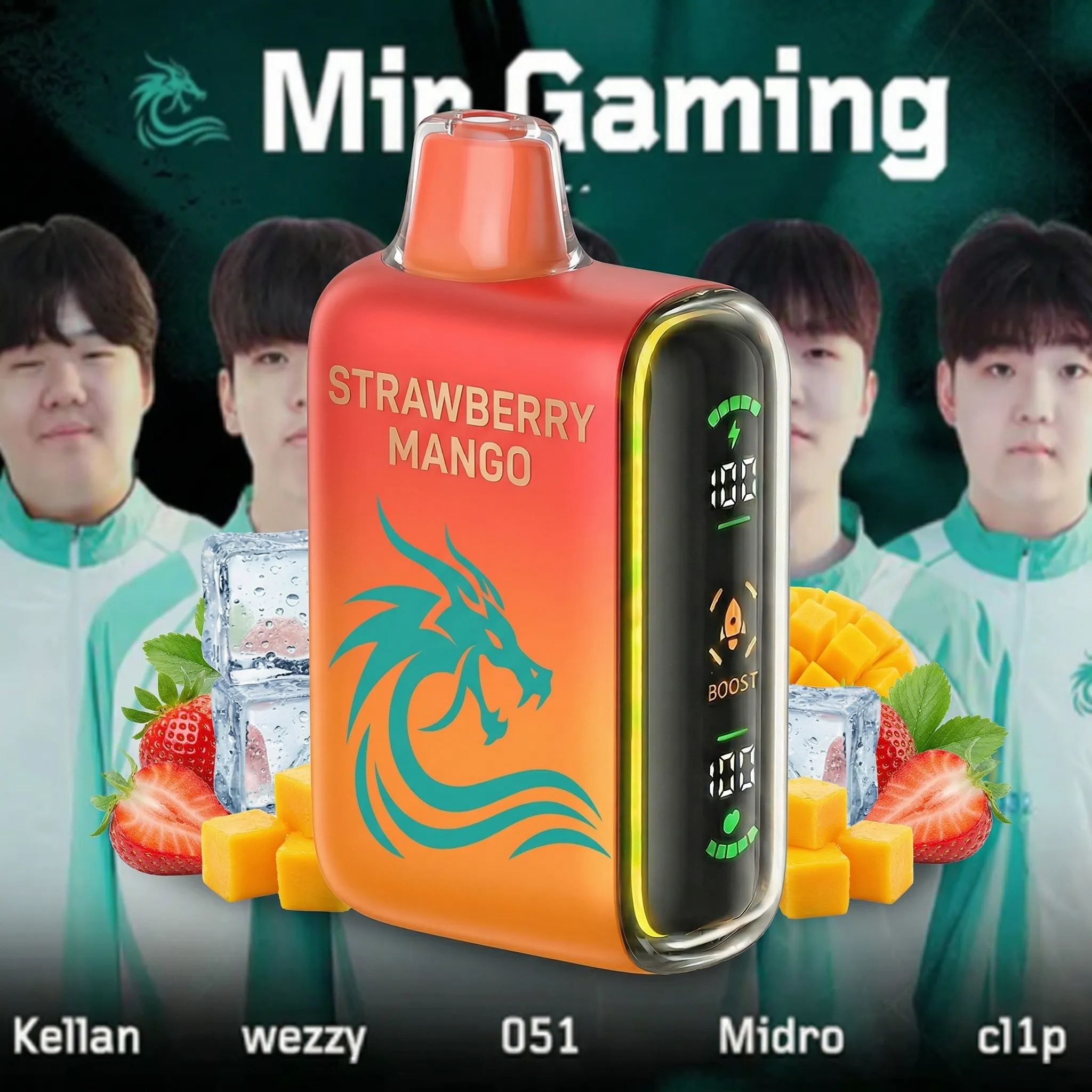 MIR team - 🔥InkSkin Pulse 15000 Puffs new - 10+ Flavour Choices 🍇🍉🍋