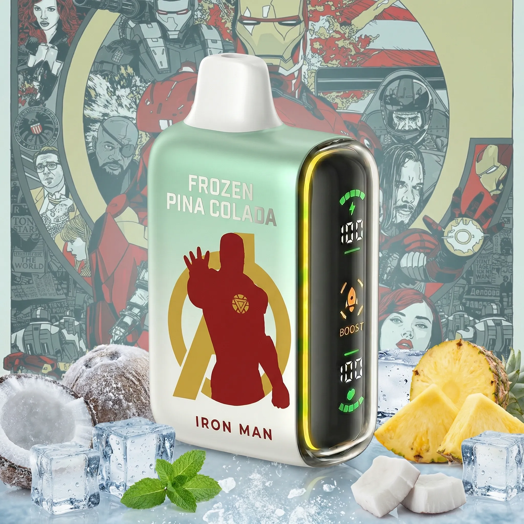 iron man - 🔥InkSkin Pulse 15000 Puffs new - 10+ Flavour Choices 🍇🍉🍋