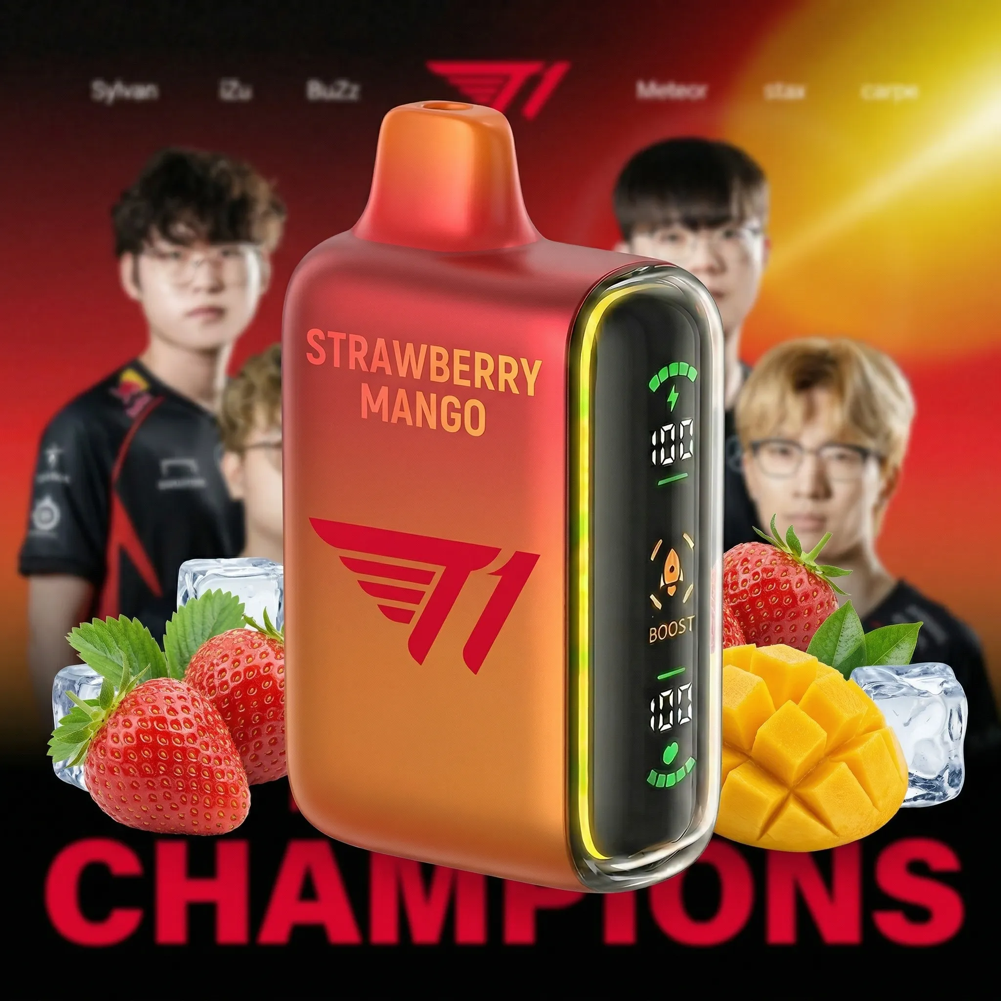 T1 team - 🔥InkSkin Pulse 15000 Puffs new - 10+ Flavour Choices 🍇🍉🍋