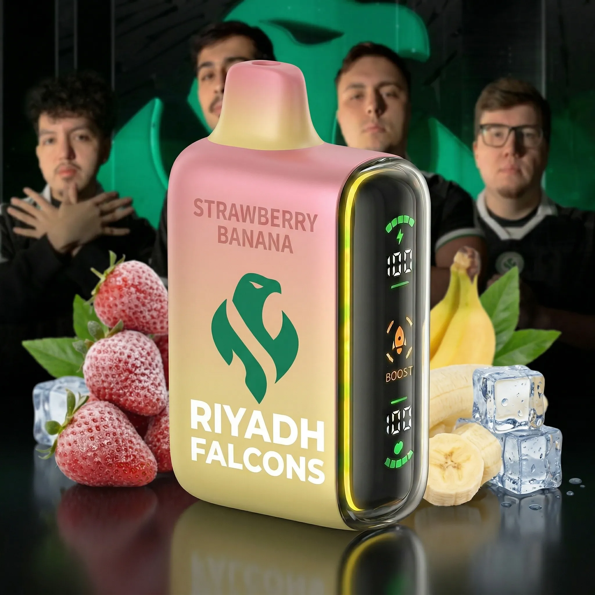 Riyadh Falcons team - 🔥InkSkin Pulse 15000 Puffs new - 10+ Flavour Choices 🍇🍉🍋