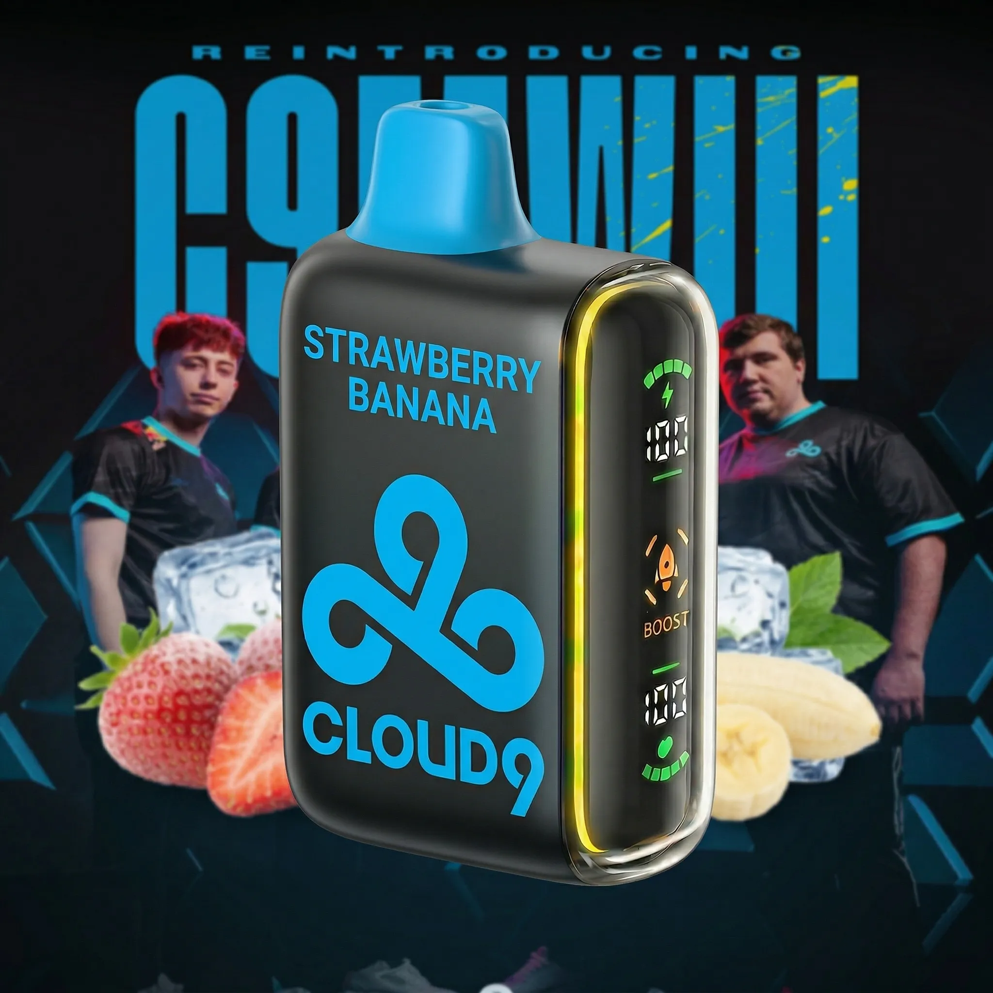 C9 team - 🔥InkSkin Pulse 15000 Puffs new - 10+ Flavour Choices 🍇🍉🍋