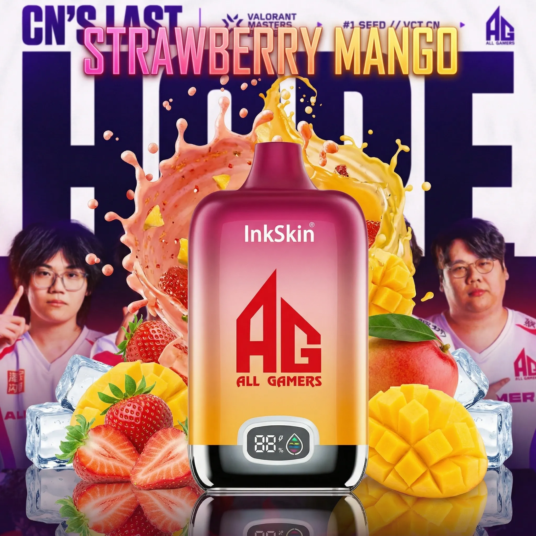 AG team - ⭐InkSkin Digital Box 12000 Puffs - 10+ Flavour Choices 🍇🍉🍋