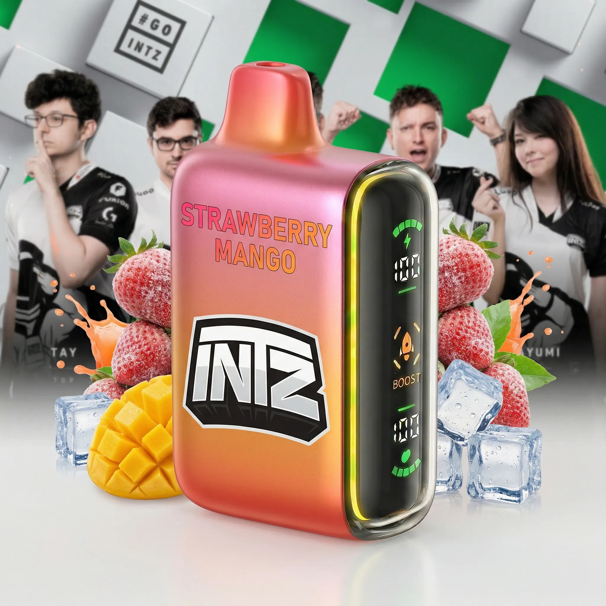 INTZ team - 🔥InkSkin Pulse 15000 Puffs new - 10+ Flavour Choices 🍇🍉🍋