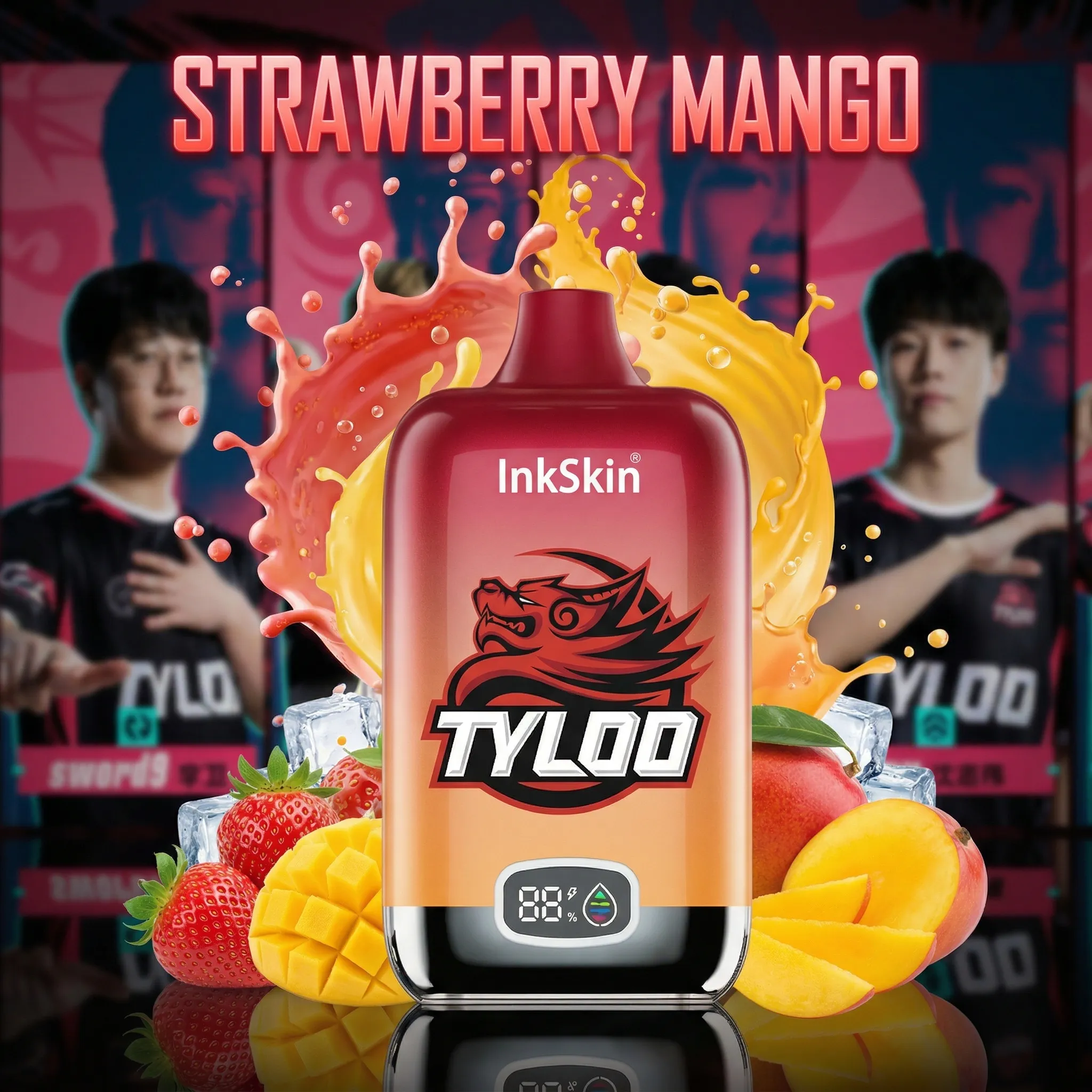 TYLOO team - ⭐InkSkin Digital Box 12000 Puffs - 10+ Flavour Choices 🍇🍉🍋