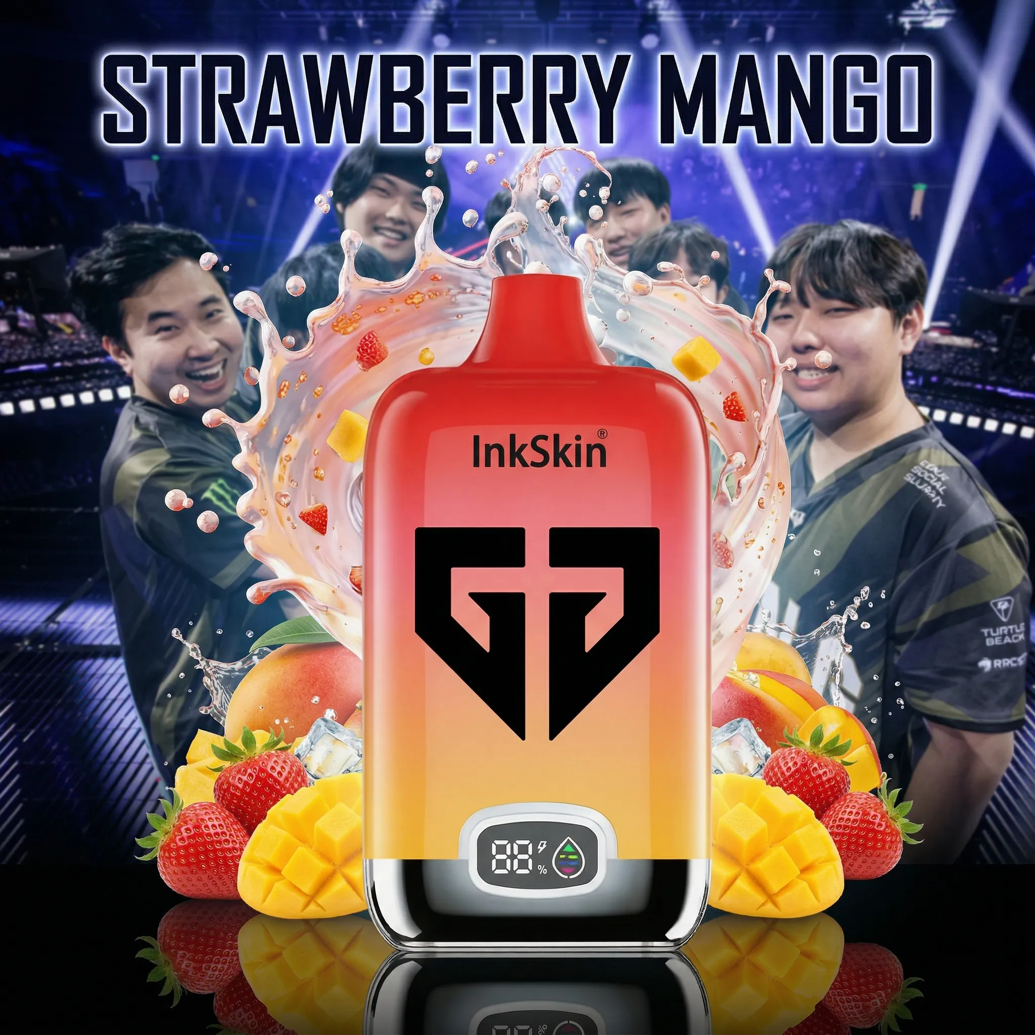 Gen.G team - ⭐InkSkin Digital Box 12000 Puffs - 10+ Flavour Choices 🍇🍉🍋