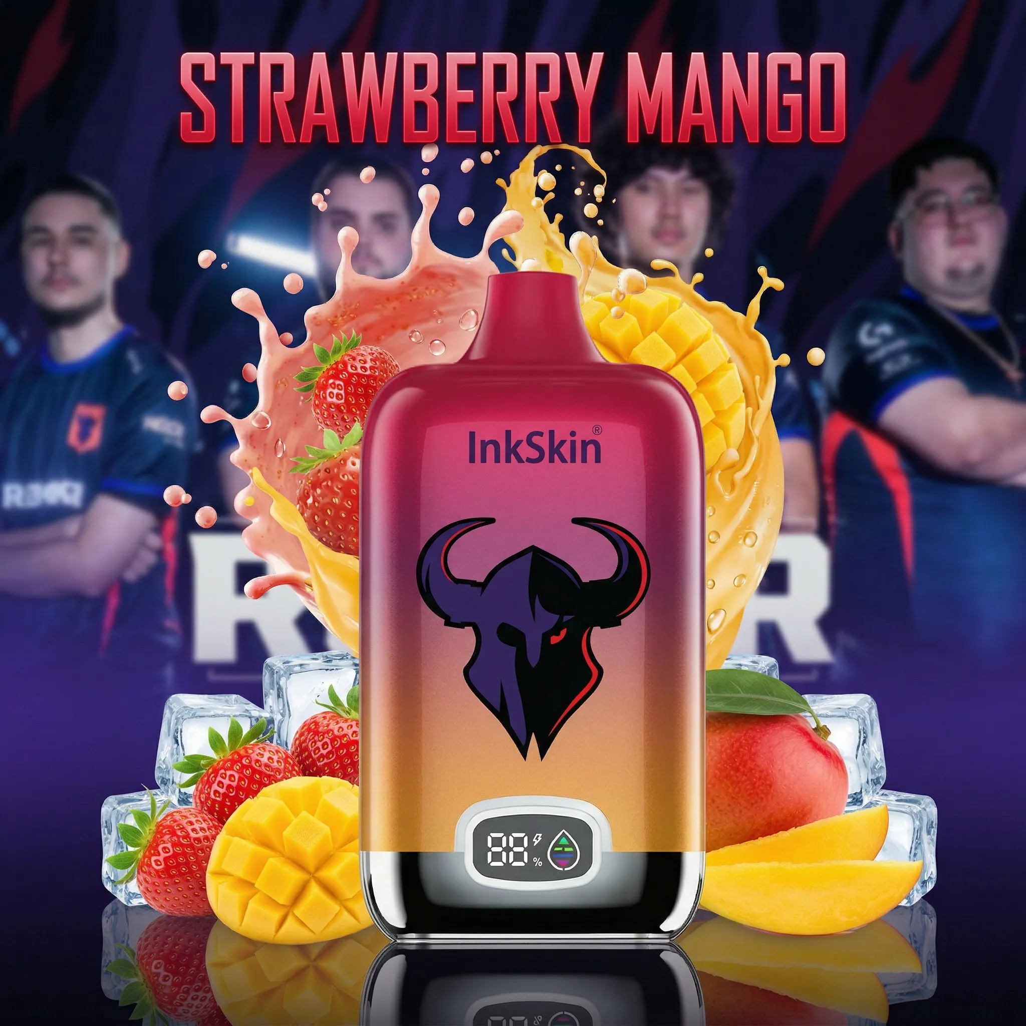 RØKKR team - ⭐InkSkin Digital Box 12000 Puffs - 10+ Flavour Choices 🍇🍉🍋