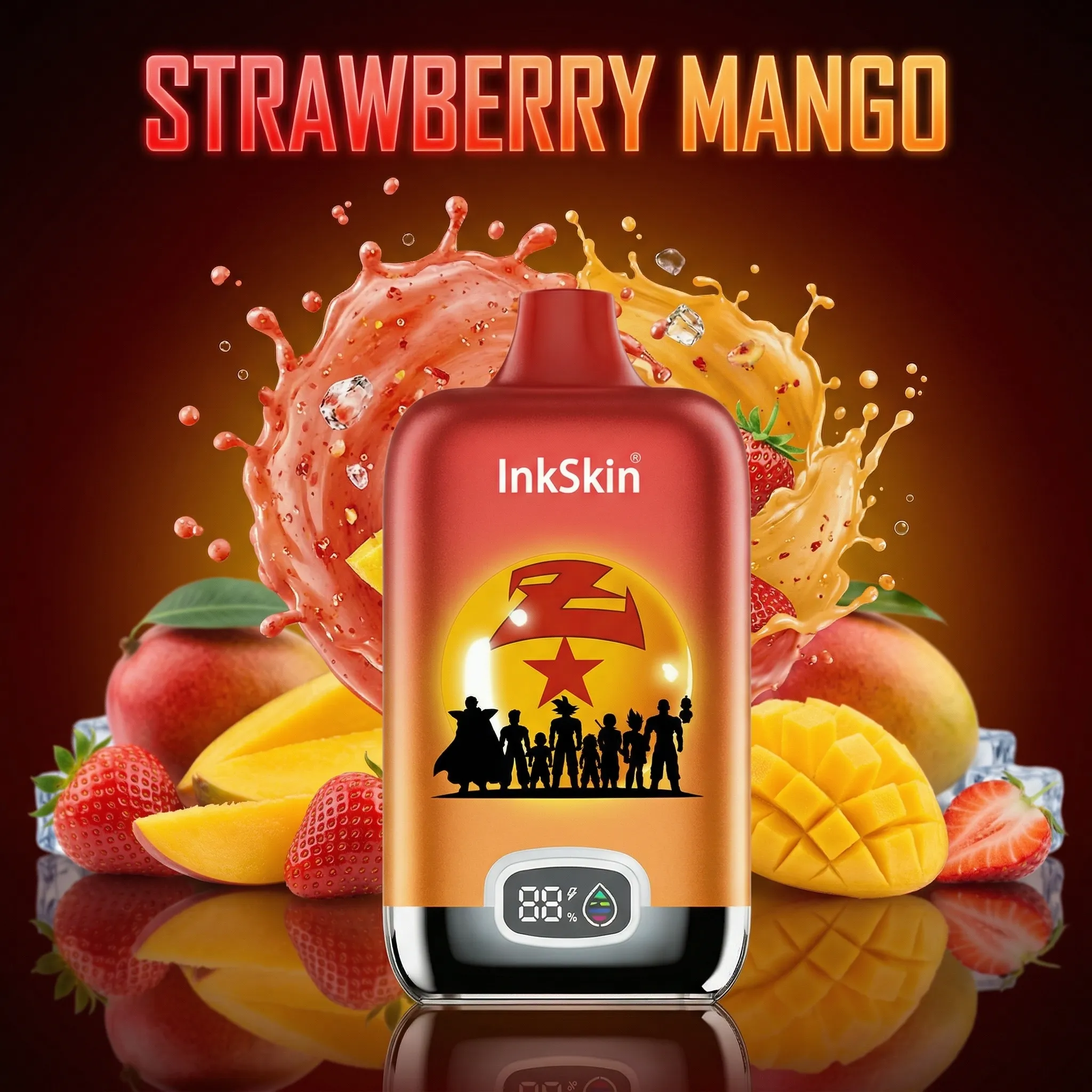 2 - ⭐InkSkin Digital Box 12000 Puffs - 10+ Flavour Choices 🍇🍉🍋