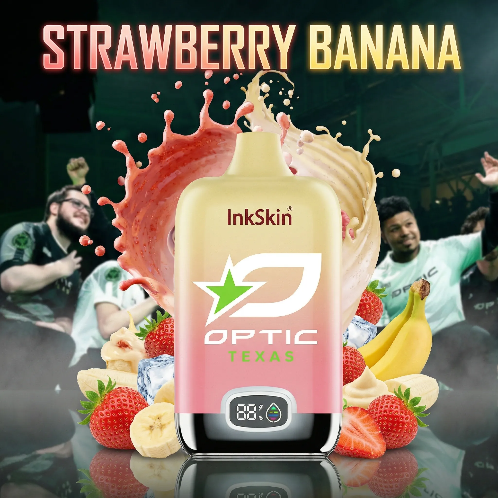 OpTic Texas team - ⭐InkSkin Digital Box 12000 Puffs - 10+ Flavour Choices 🍇🍉🍋