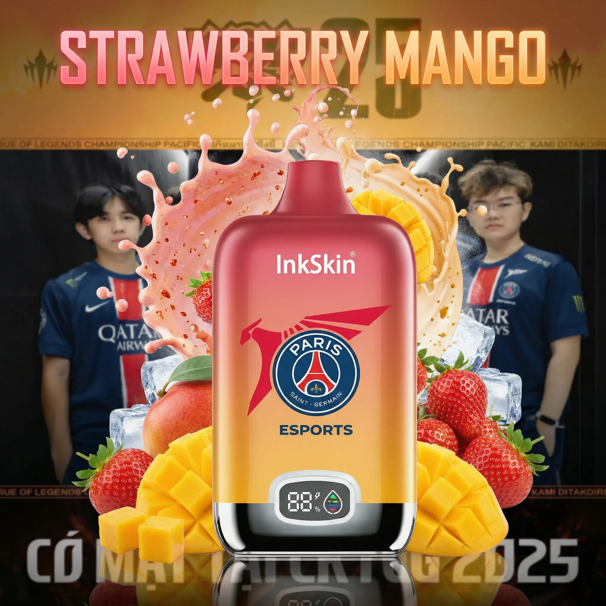 PSG team - โญInkSkin Digital Box 12000 Puffs - 10+ Flavour Choices ๐๐๐ PSG team - โญInkSkin Digital Box 12000 Puffs - 10+ Flavour Choices ๐๐๐