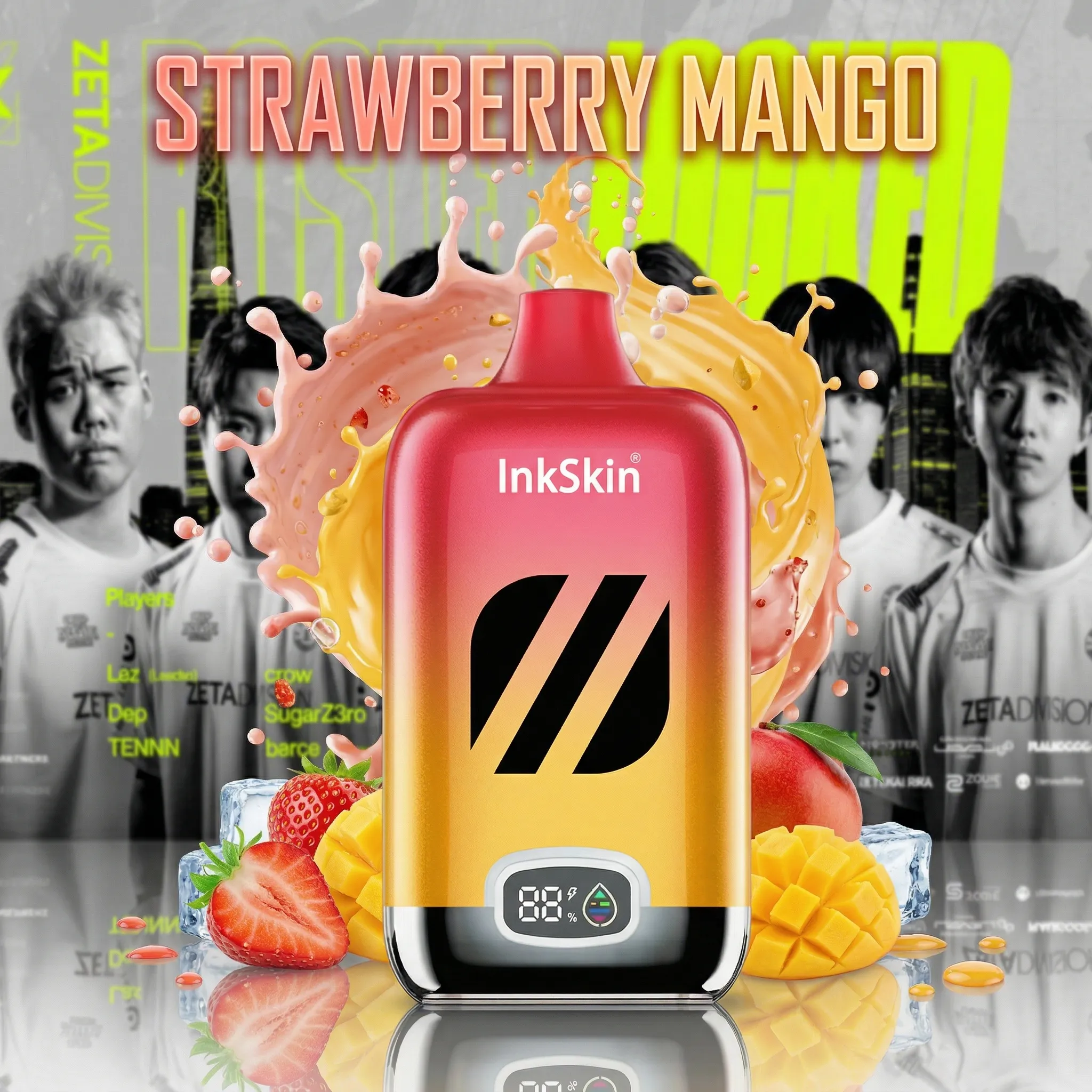 ZETA team - ⭐InkSkin Digital Box 12000 Puffs - 10+ Flavour Choices 🍇🍉🍋