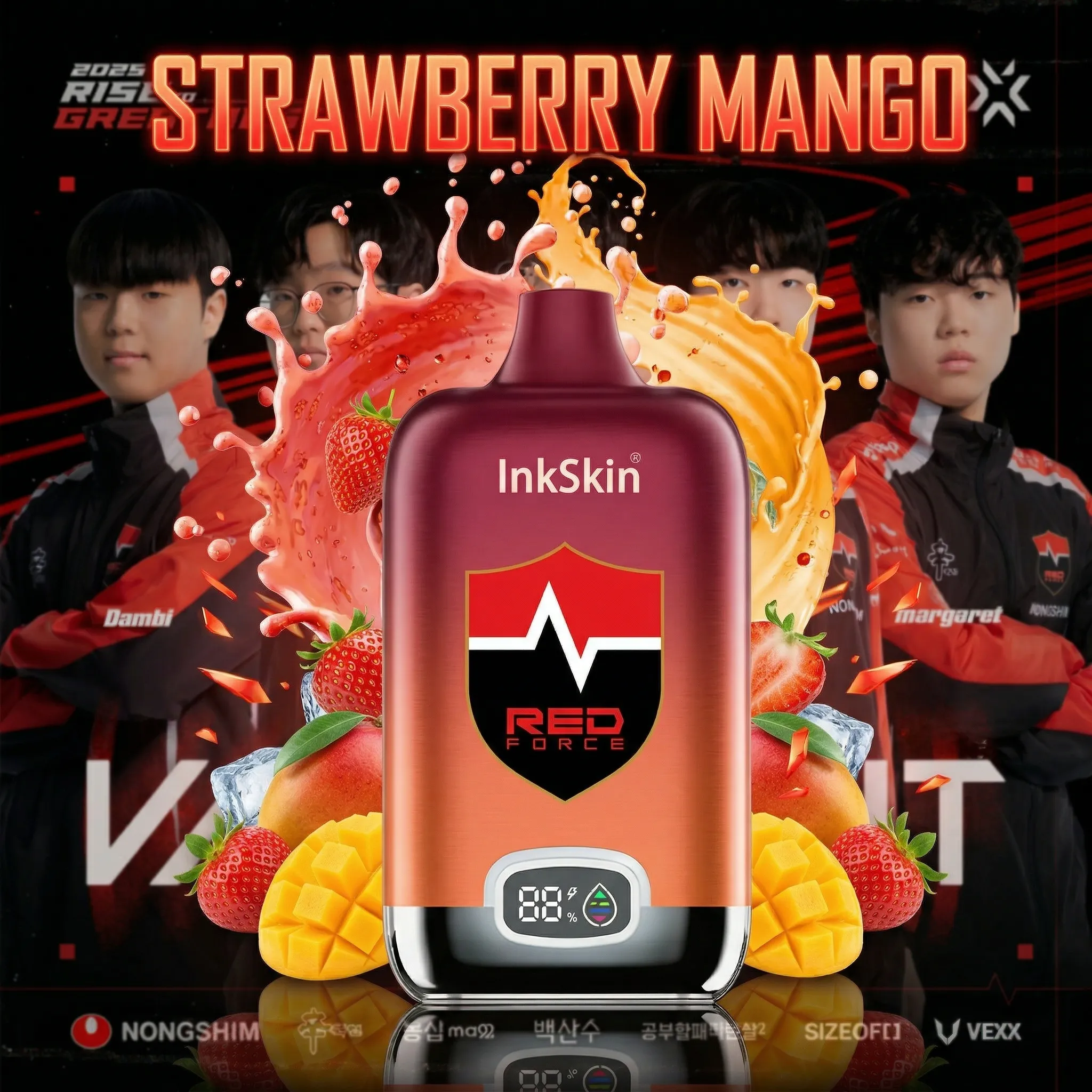 NS team - ⭐InkSkin Digital Box 12000 Puffs - 10+ Flavour Choices 🍇🍉🍋