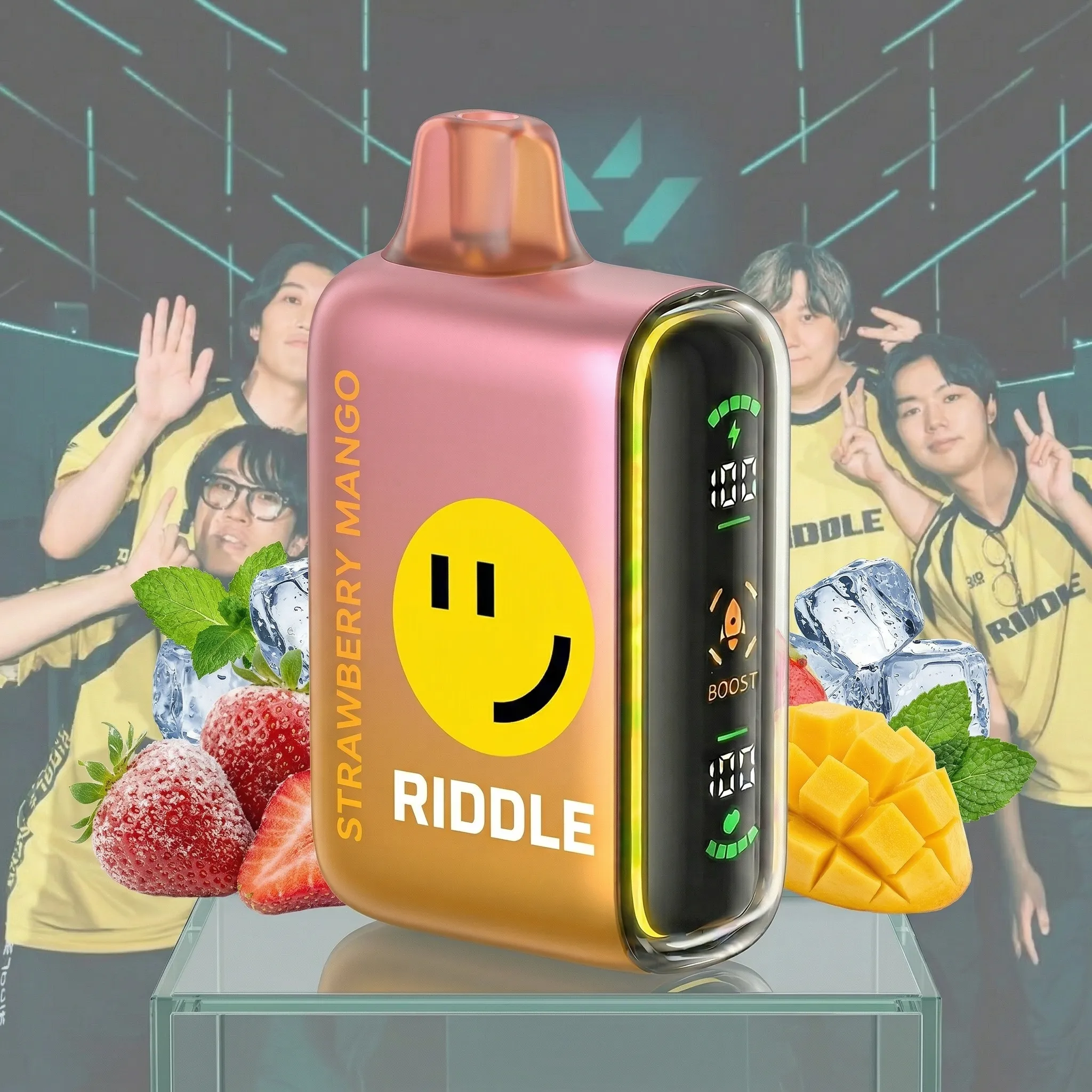 Riddle team - 🔥InkSkin Pulse 15000 Puffs new - 10+ Flavour Choices 🍇🍉🍋