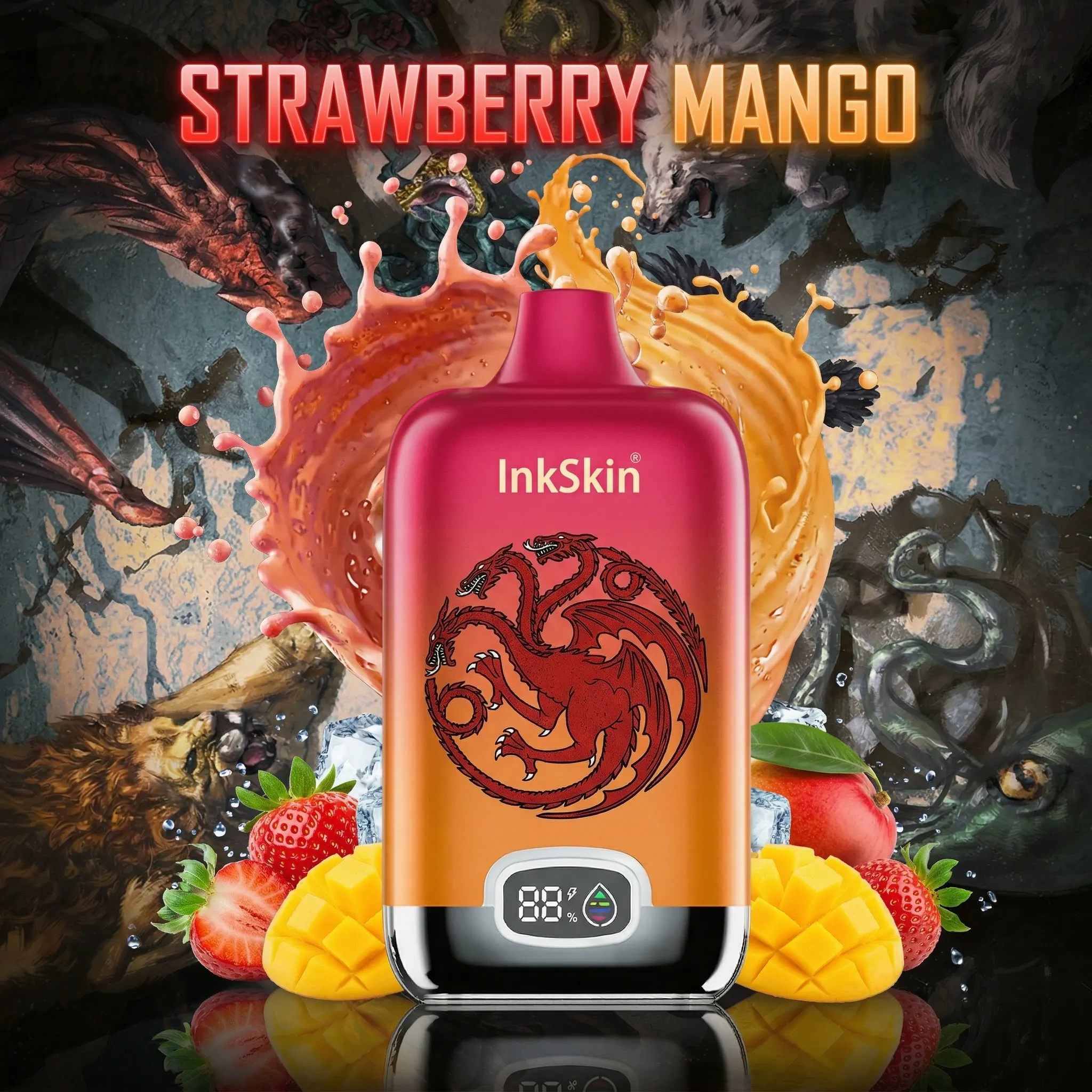 game of Thrones - ⭐InkSkin Digital Box 12000 Puffs - 10+ Flavour Choices 🍇🍉🍋 game of Thrones - ⭐InkSkin Digital Box 12000 Puffs - 10+ Flavour Choices 🍇🍉🍋