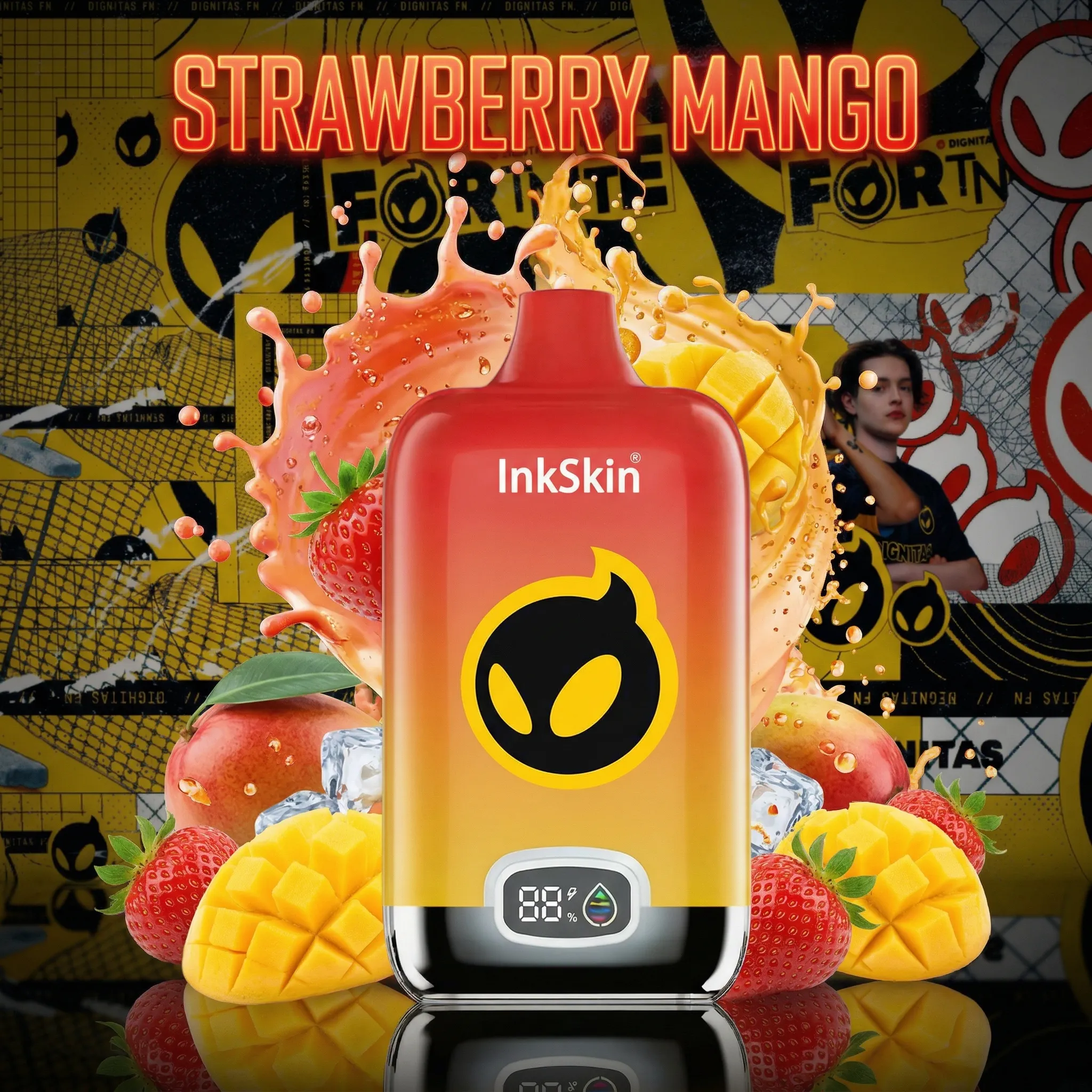 Dignitas team - ⭐InkSkin Digital Box 12000 Puffs - 10+ Flavour Choices 🍇🍉🍋