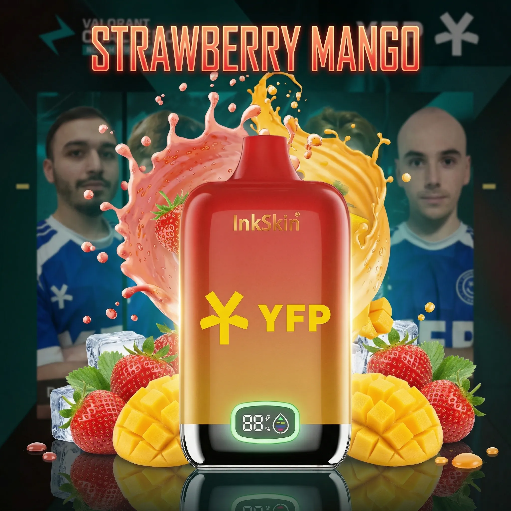 YFP team - ⭐InkSkin Digital Box 12000 Puffs - 10+ Flavour Choices 🍇🍉🍋