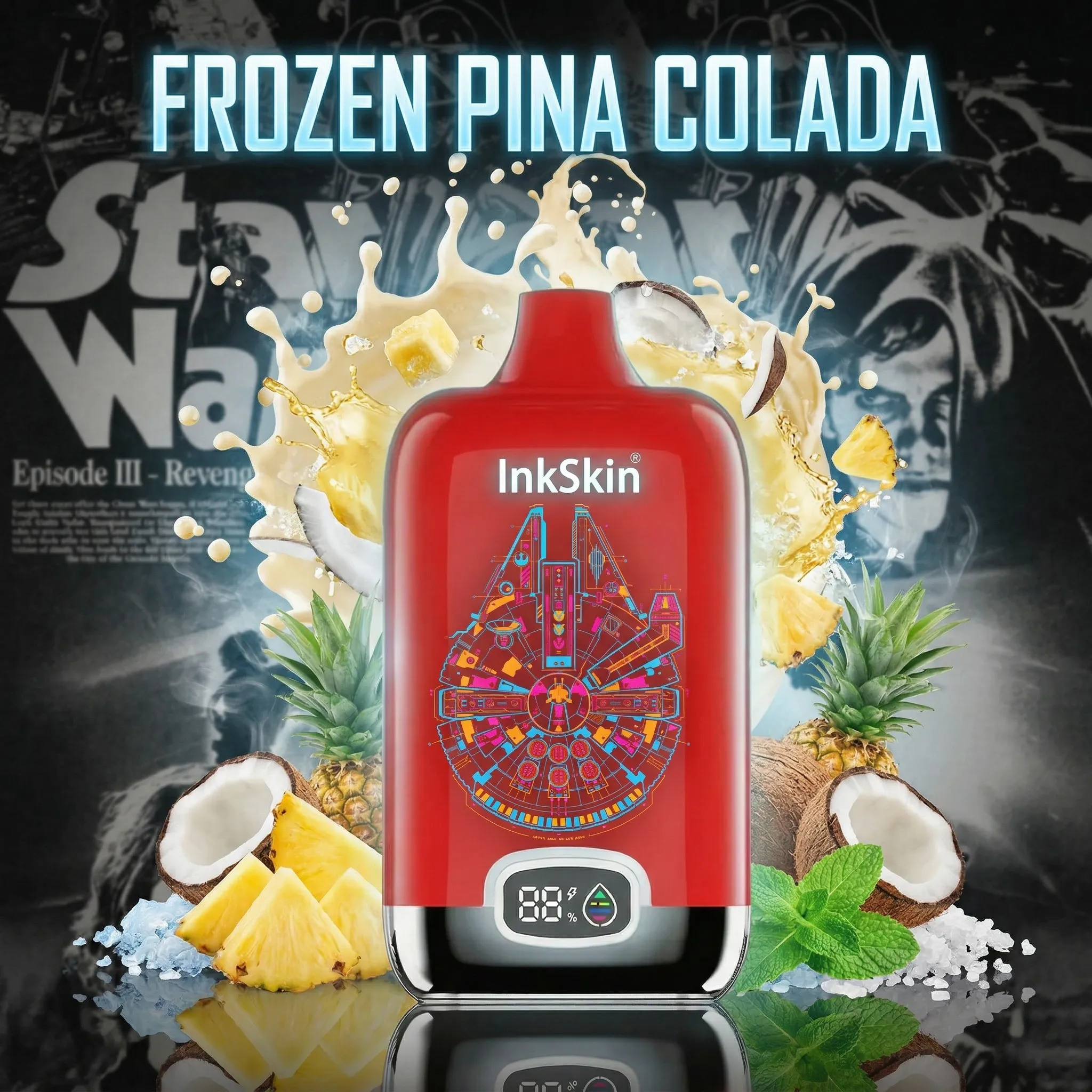 Star Wars - ⭐InkSkin Digital Box 12000 Puffs - 10+ Flavour Choices 🍇🍉🍋