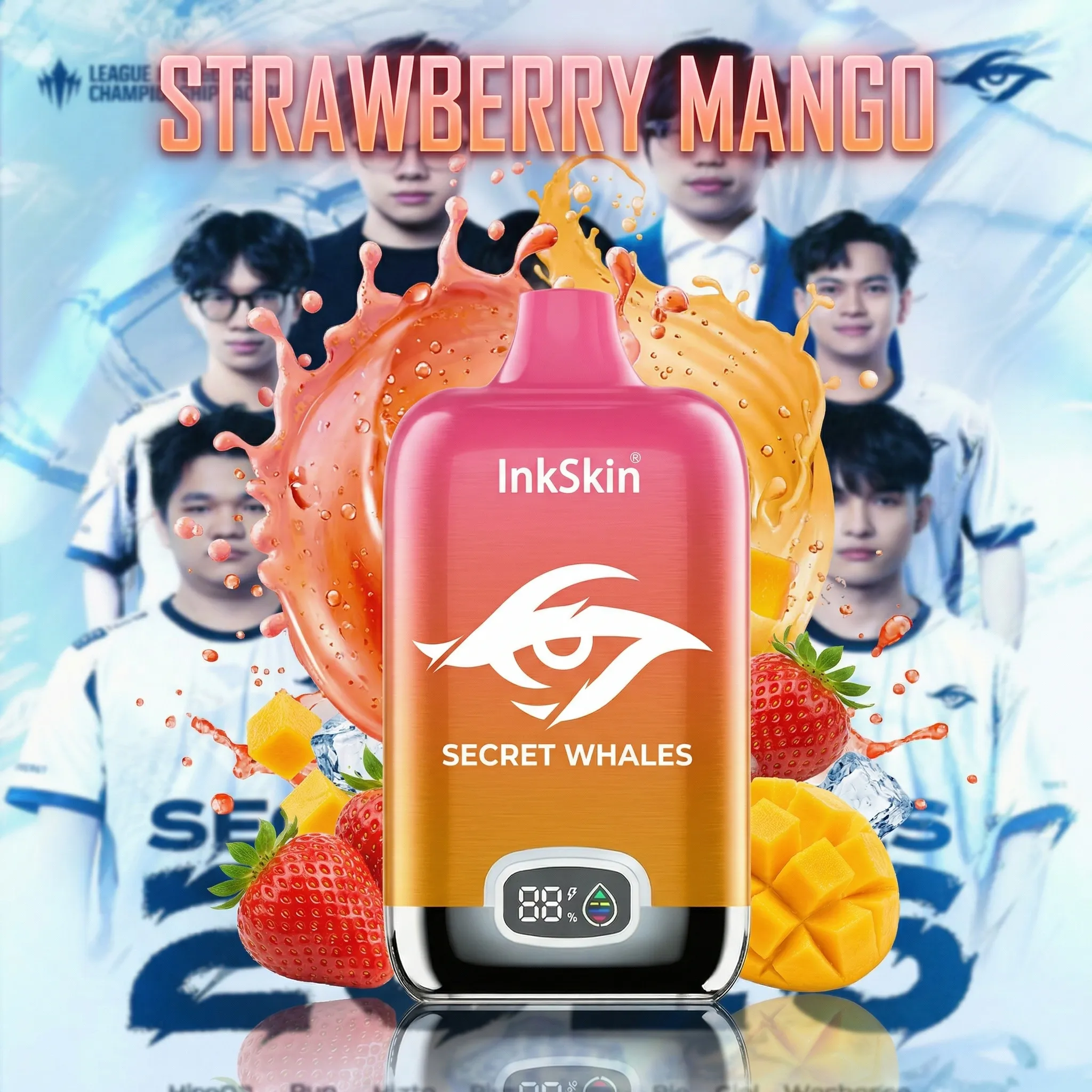 TSW team - ⭐InkSkin Digital Box 12000 Puffs - 10+ Flavour Choices 🍇🍉🍋