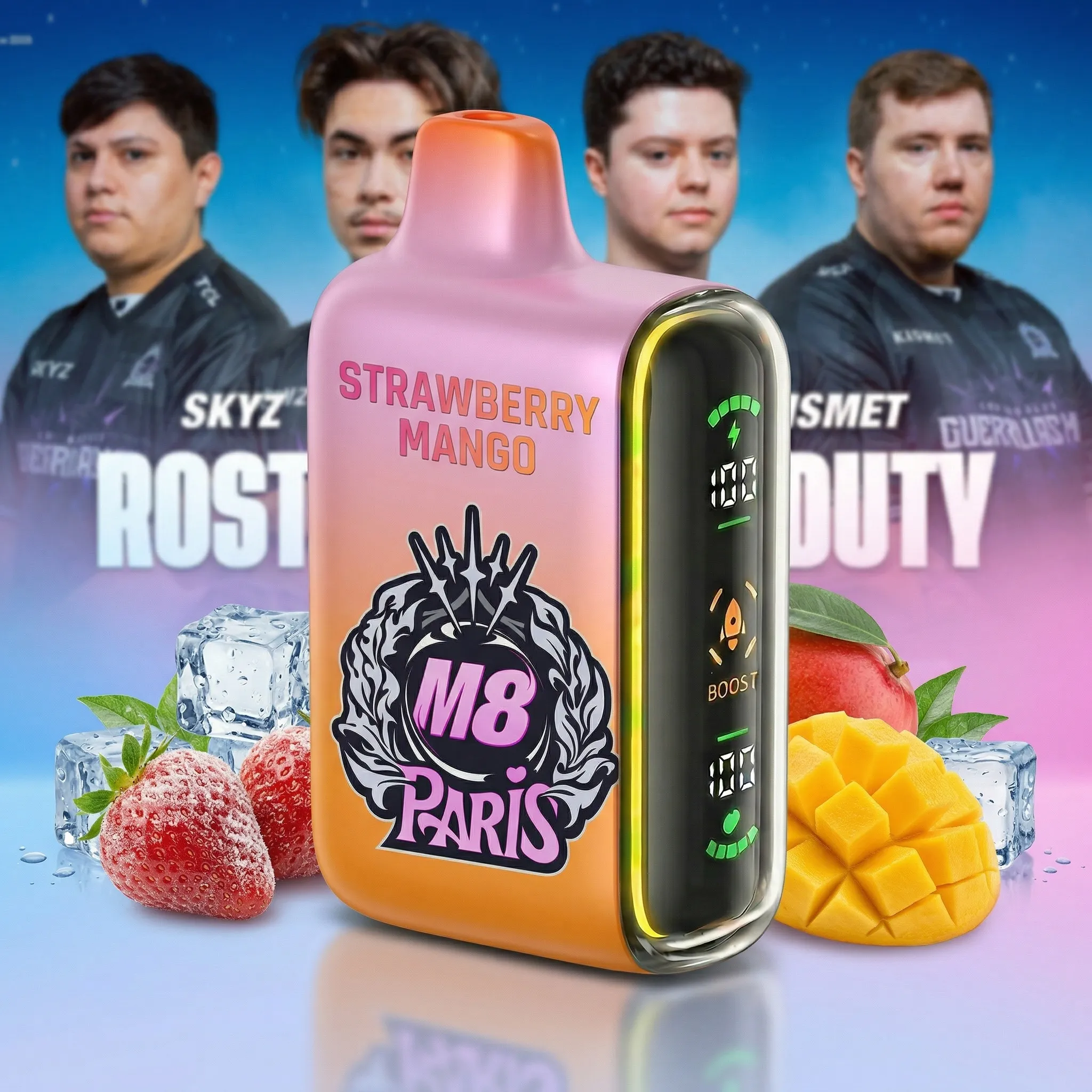 M8 team - 🔥InkSkin Pulse 15000 Puffs new - 10+ Flavour Choices 🍇🍉🍋