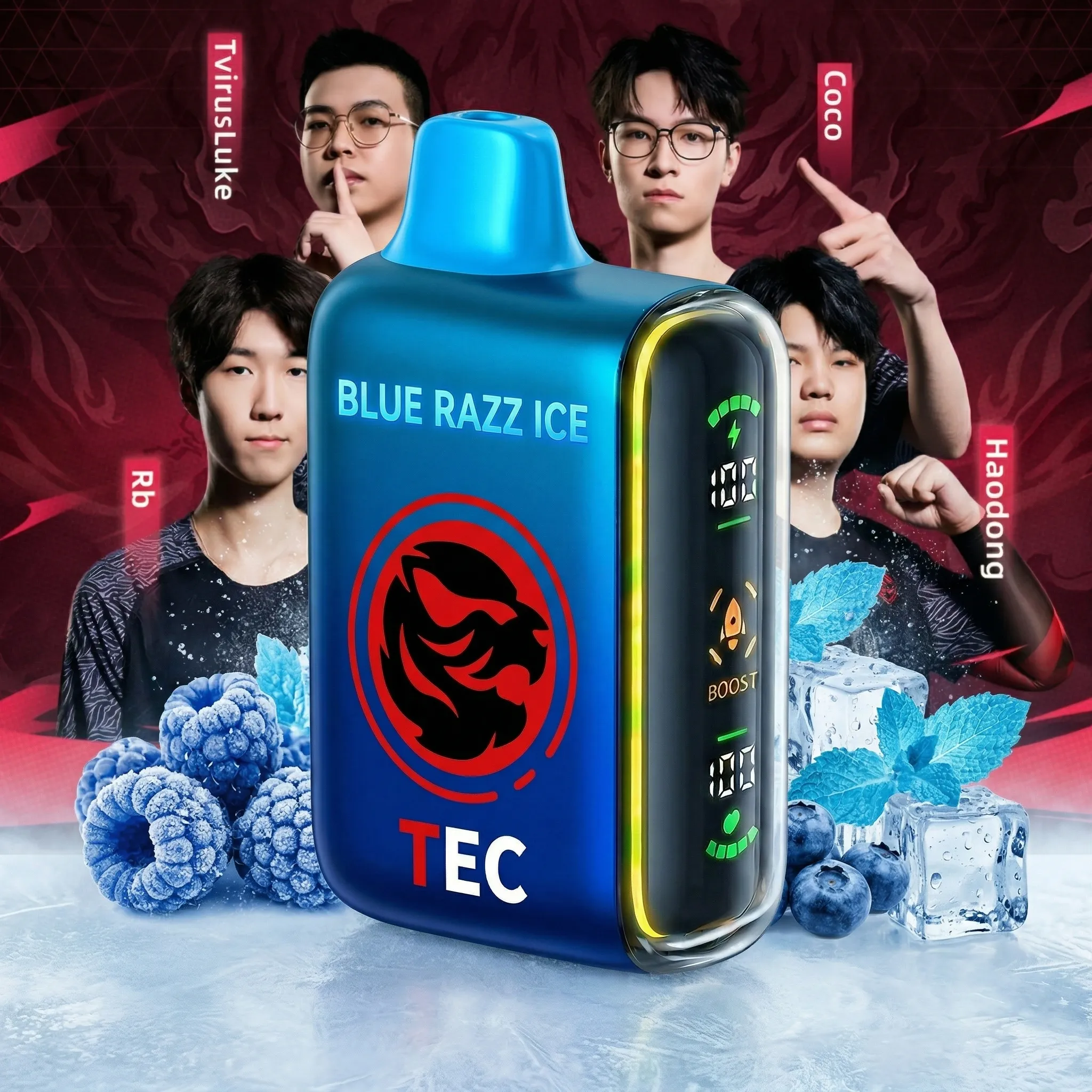 TEC team - 🔥InkSkin Pulse 15000 Puffs new - 10+ Flavour Choices 🍇🍉🍋