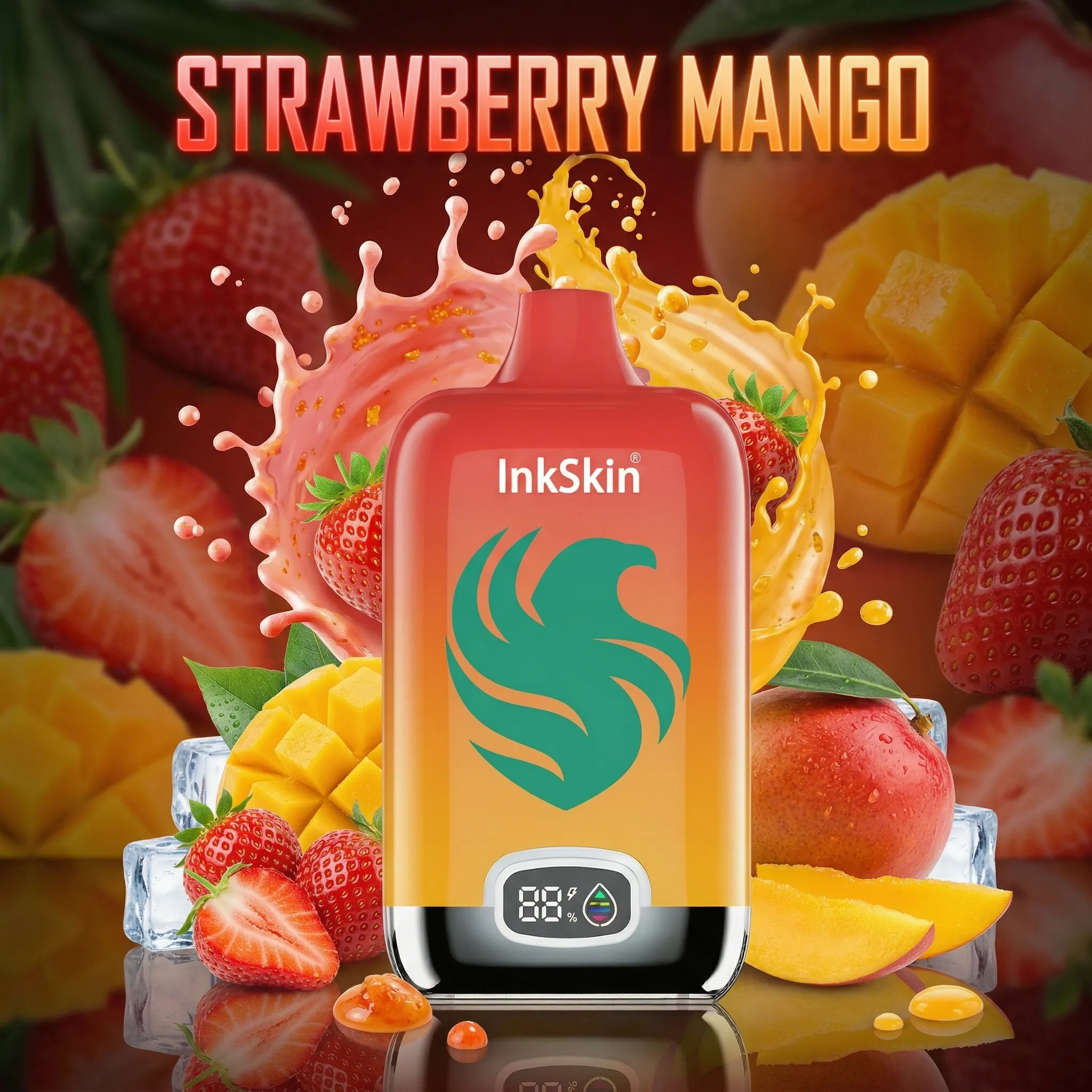 Falcons team - ⭐InkSkin Digital Box 12000 Puffs - 10+ Flavour Choices 🍇🍉🍋