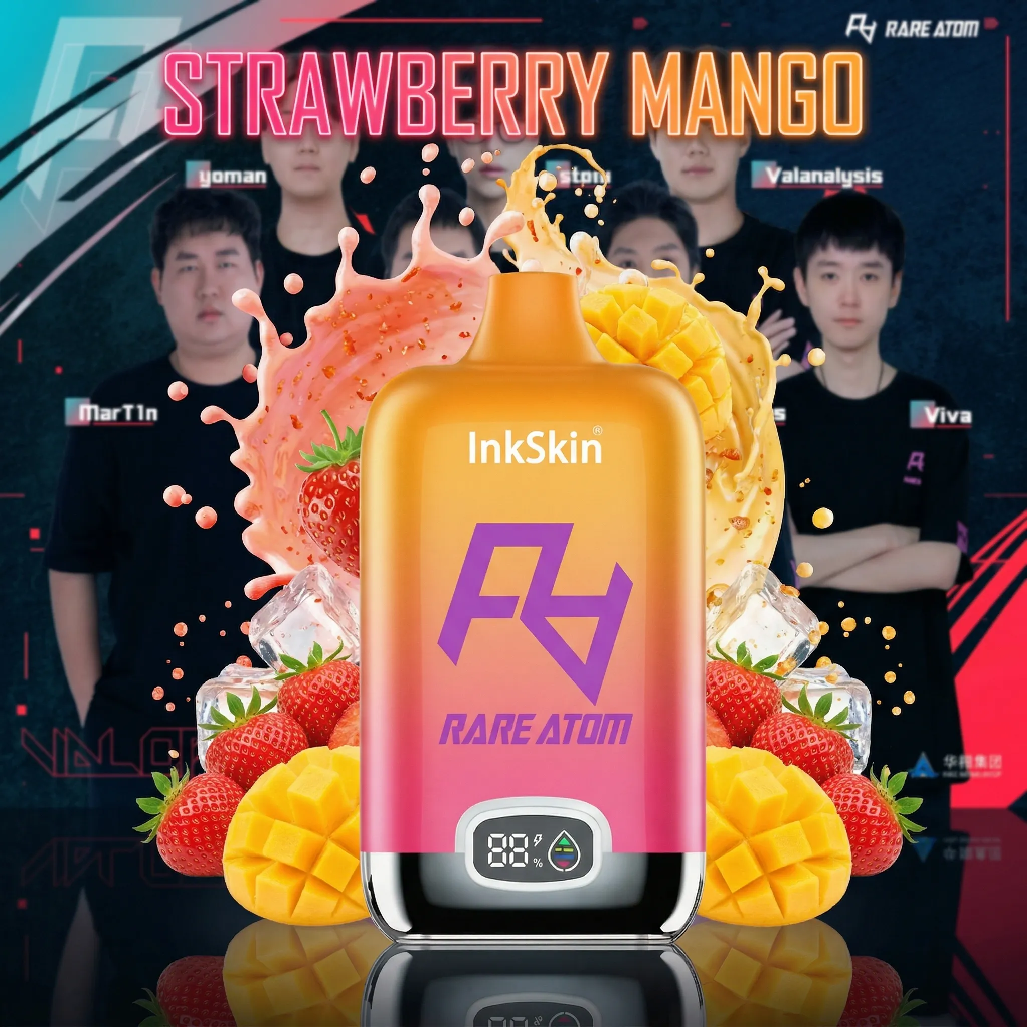 RA team - ⭐InkSkin Digital Box 12000 Puffs - 10+ Flavour Choices 🍇🍉🍋