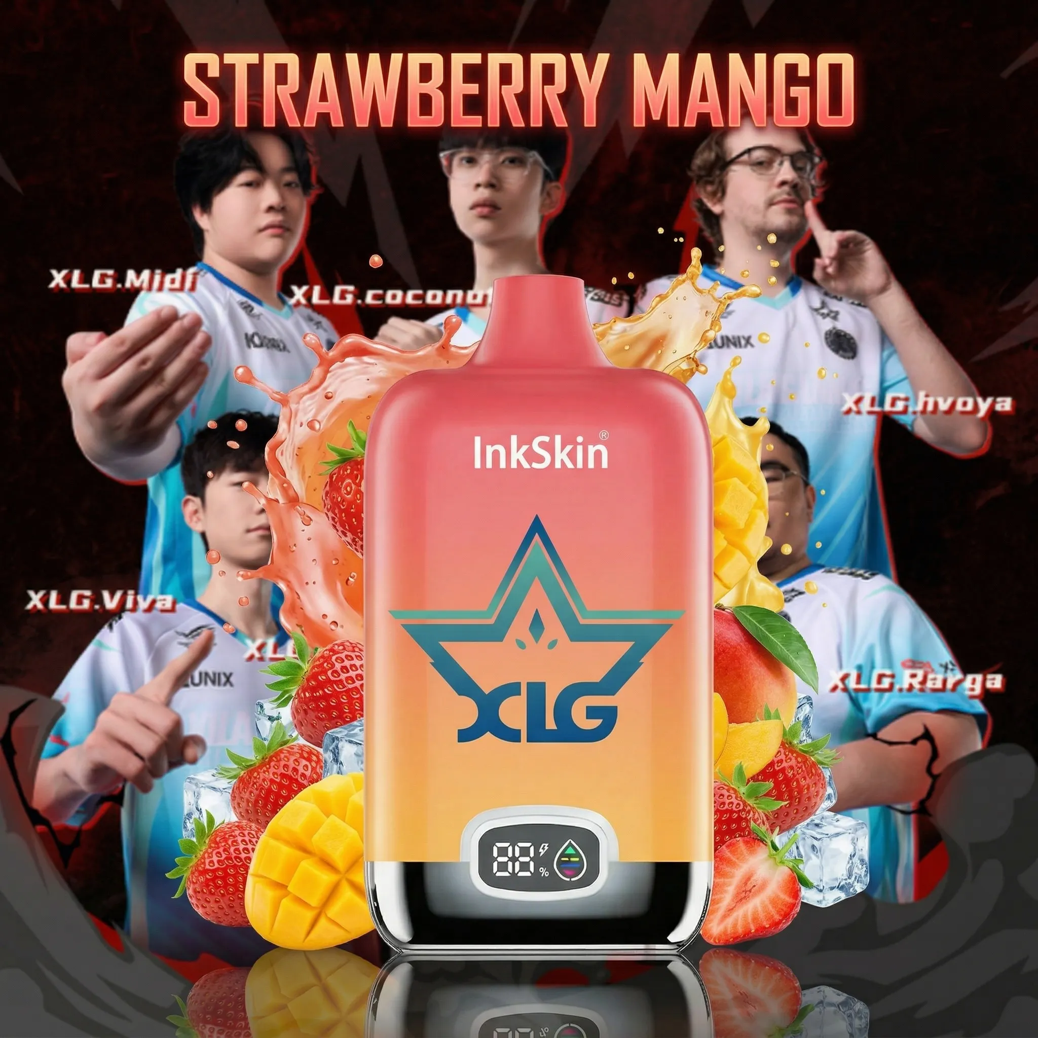 XLG team - ⭐InkSkin Digital Box 12000 Puffs - 10+ Flavour Choices 🍇🍉🍋