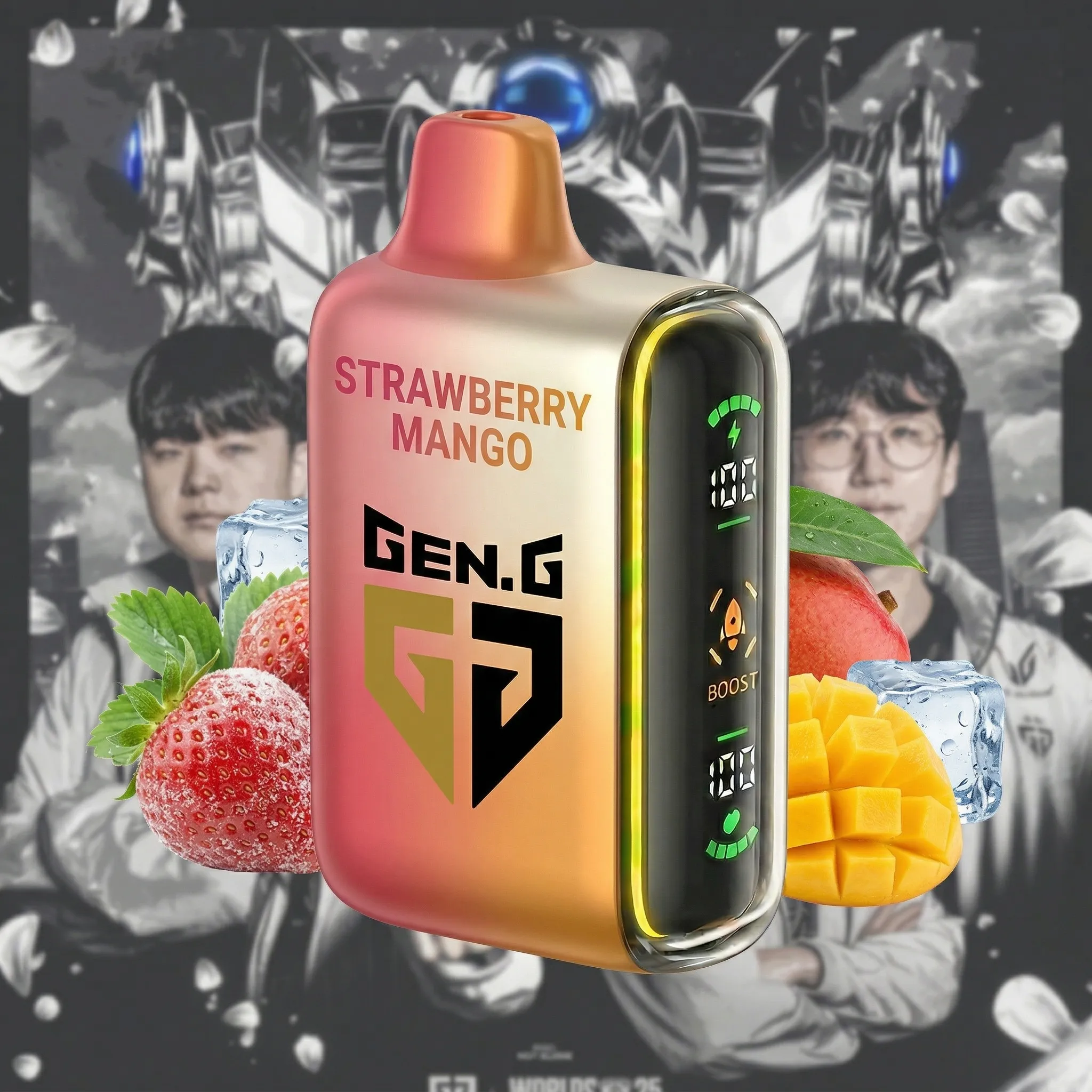 Gen.G team - 🔥InkSkin Pulse 15000 Puffs new - 10+ Flavour Choices 🍇🍉🍋
