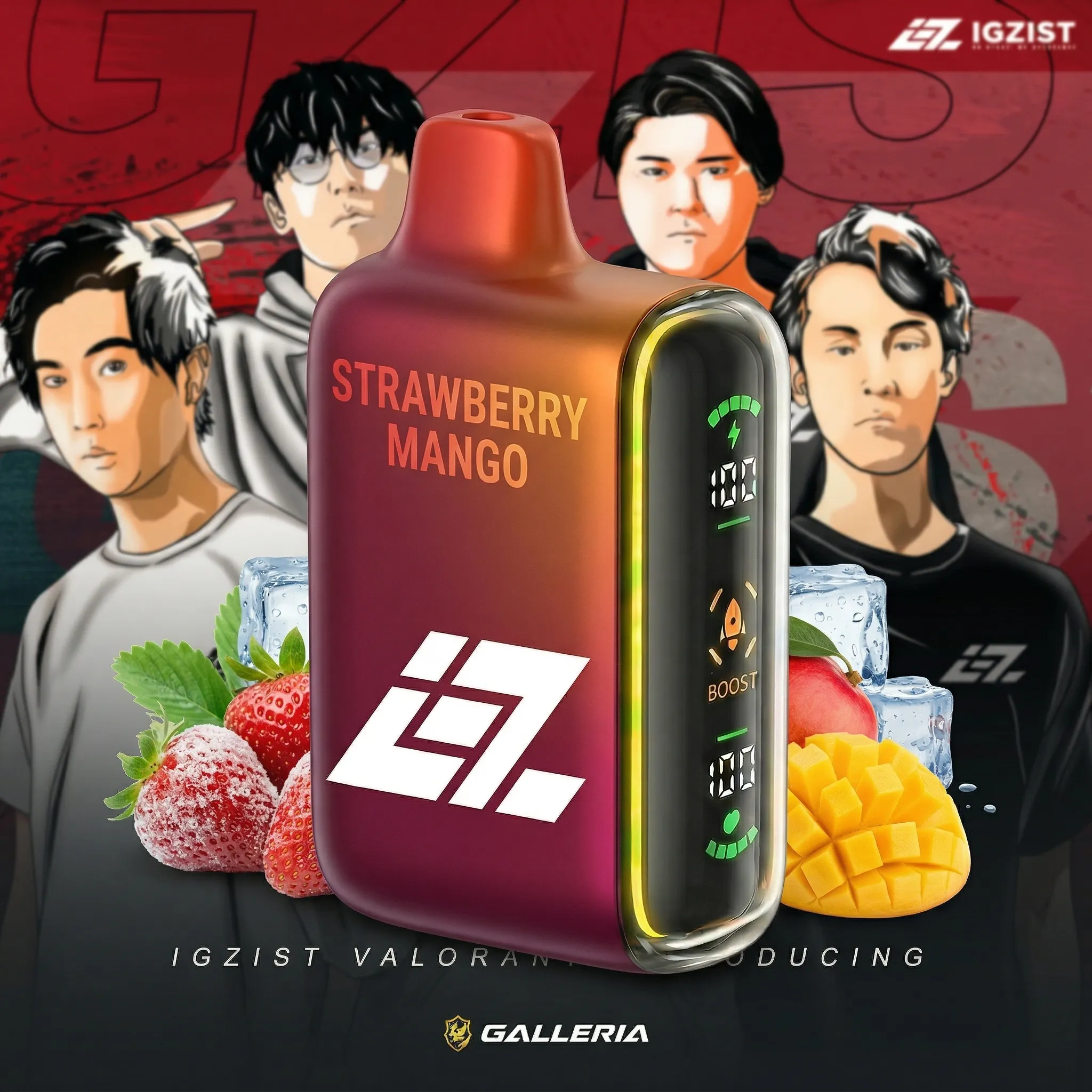 IGZIST team - 🔥InkSkin Pulse 15000 Puffs new - 10+ Flavour Choices 🍇🍉🍋