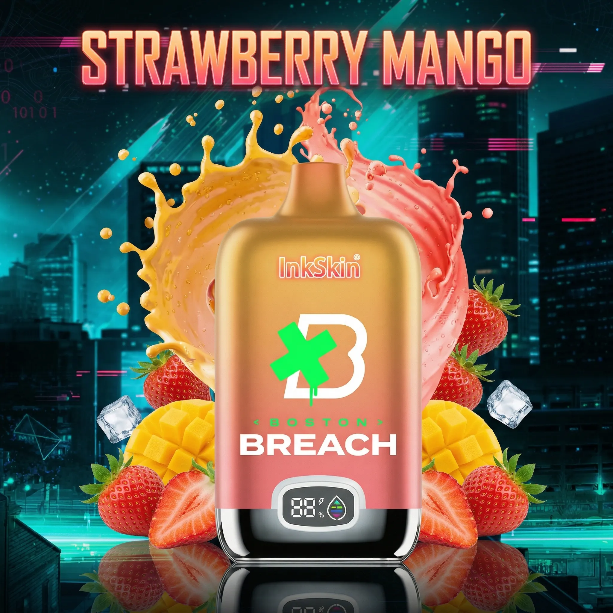 Boston Breach team - ⭐InkSkin Digital Box 12000 Puffs - 10+ Flavour Choices 🍇🍉🍋