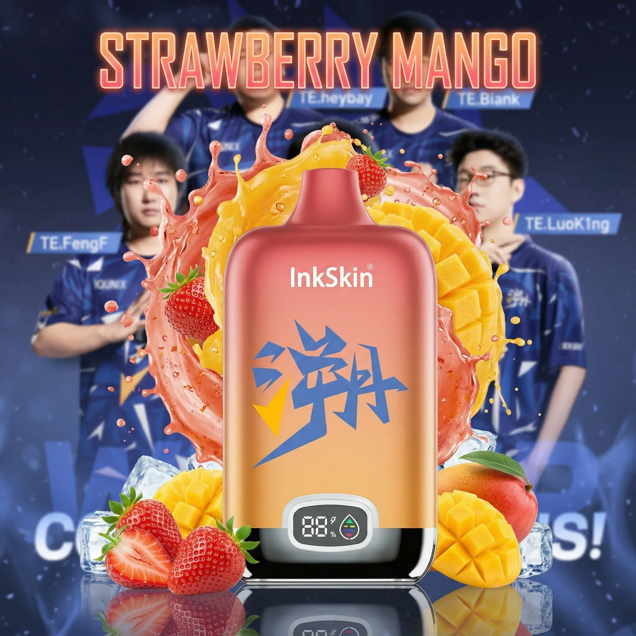 TE team - ⭐InkSkin Digital Box 12000 Puffs - 10+ Flavour Choices 🍇🍉🍋