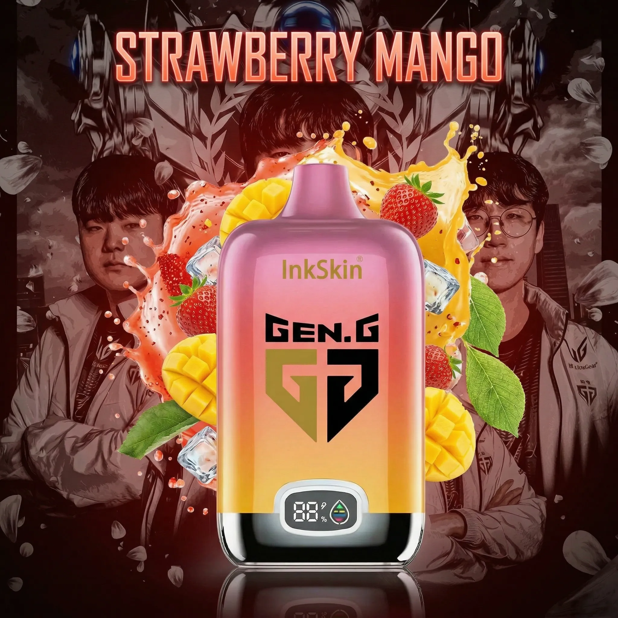 Gen.G team - ⭐InkSkin Digital Box 12000 Puffs - 10+ Flavour Choices 🍇🍉🍋