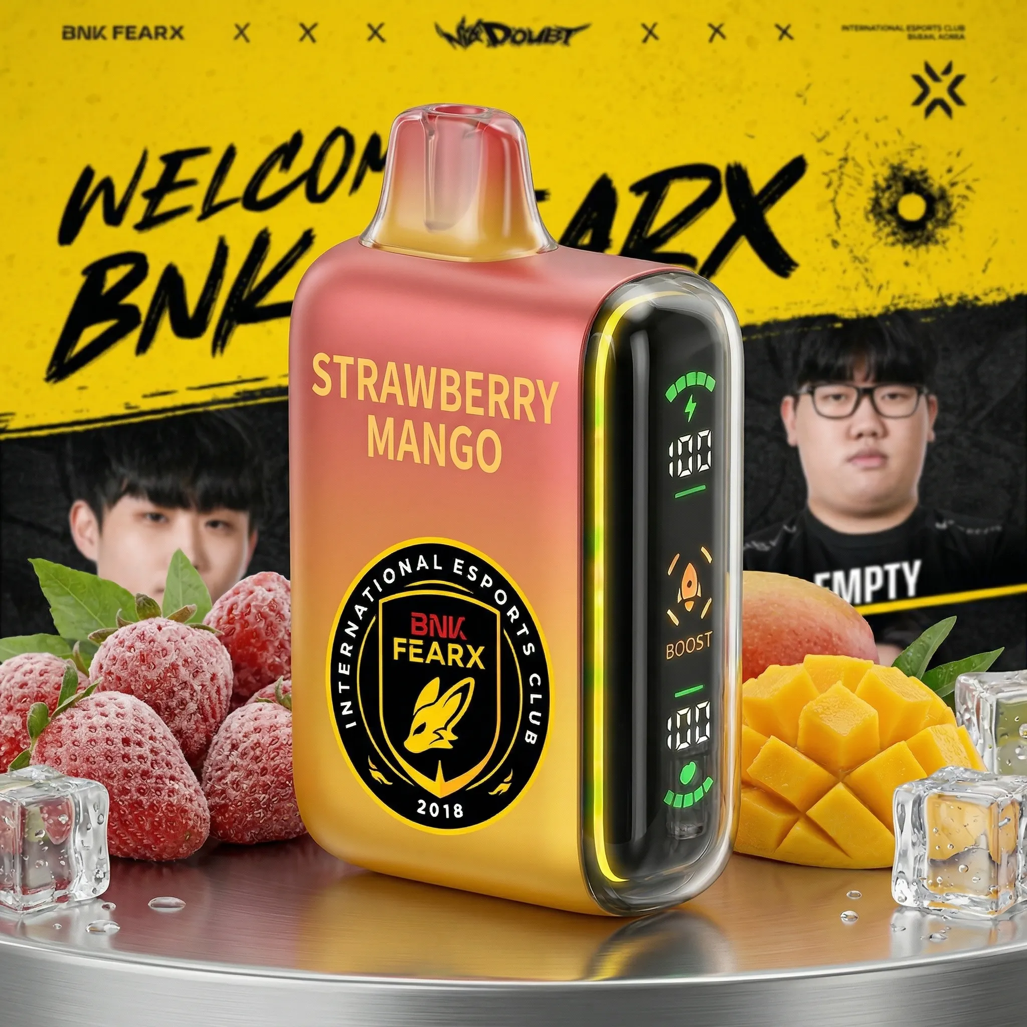 FEARX team - 🔥InkSkin Pulse 15000 Puffs new - 10+ Flavour Choices 🍇🍉🍋