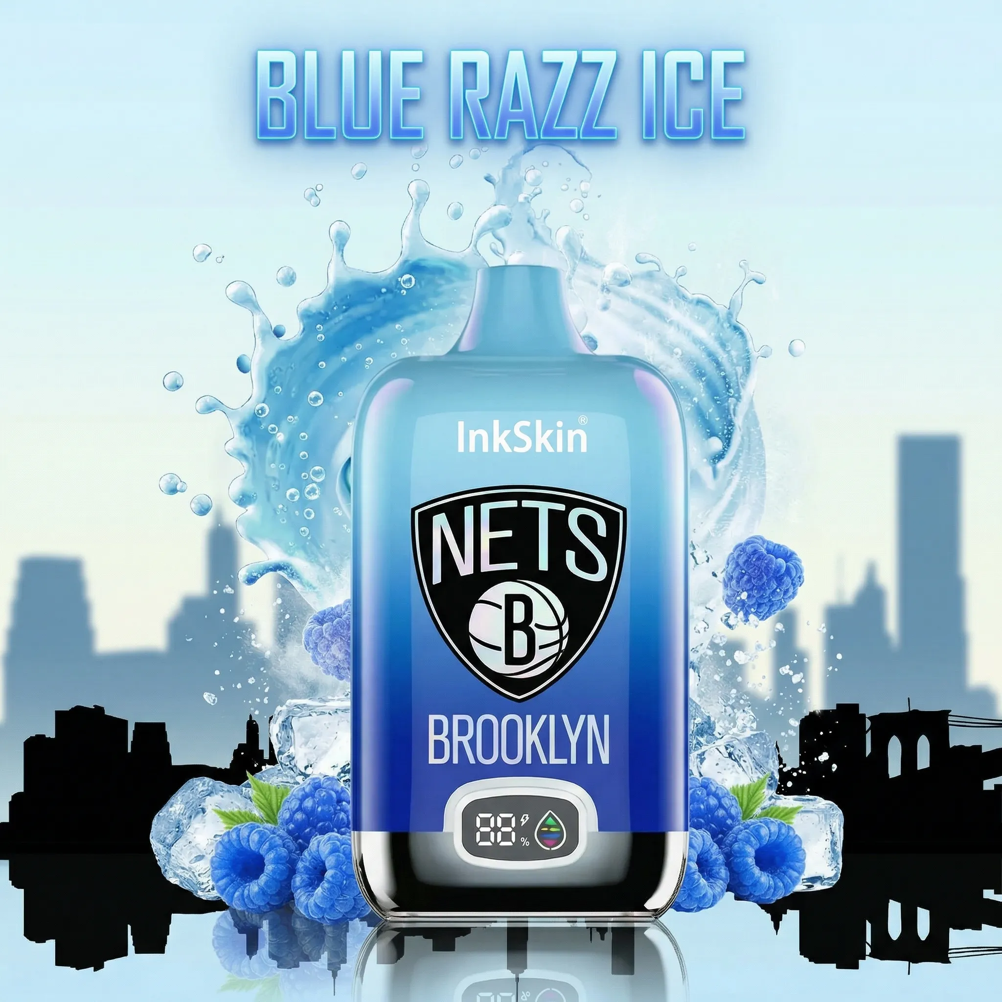 Nets - ⭐InkSkin Digital Box 12000 Puffs - 10+ Flavour Choices 🍇🍉🍋