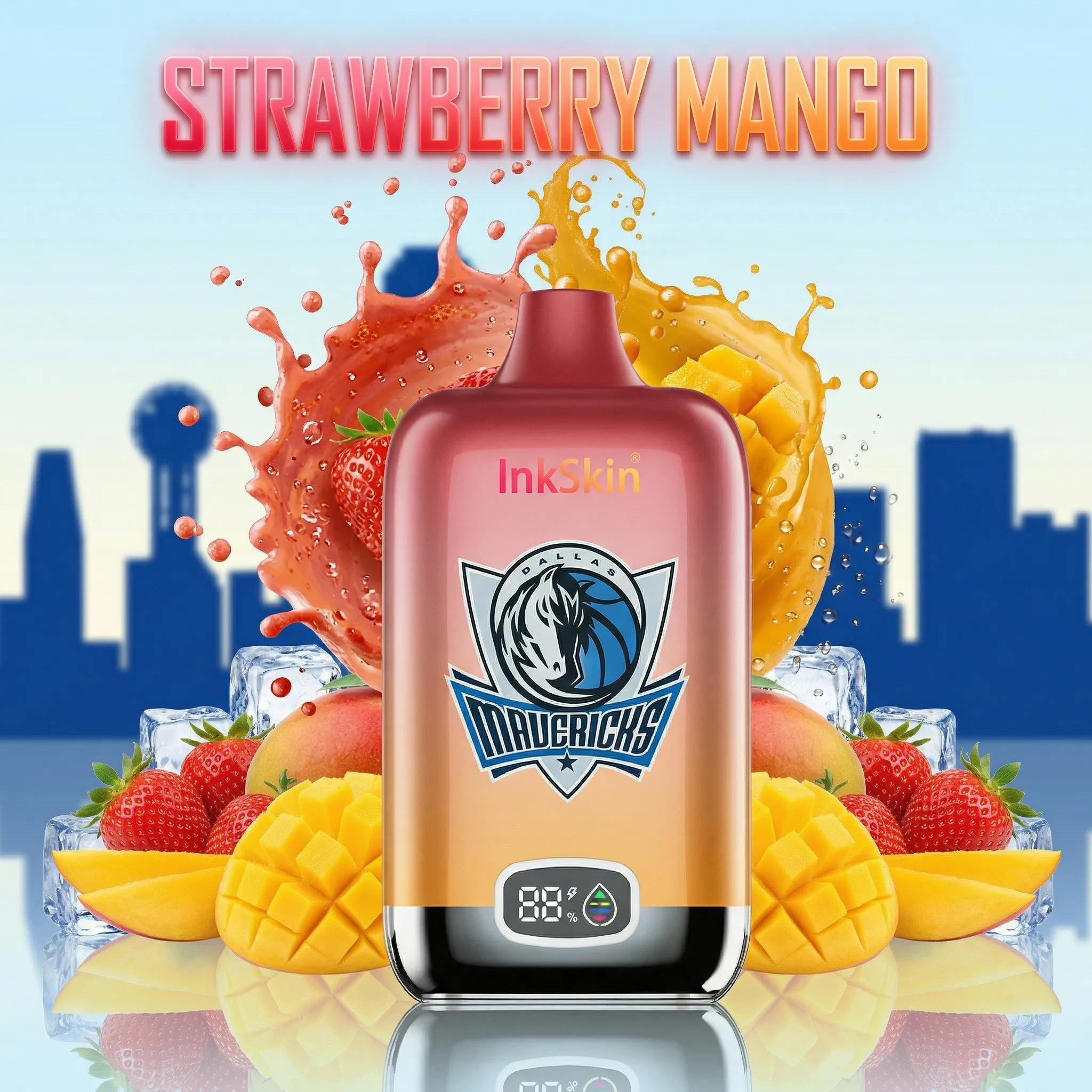 Mavericks - ⭐InkSkin Digital Box 12000 Puffs - 10+ Flavour Choices 🍇🍉🍋