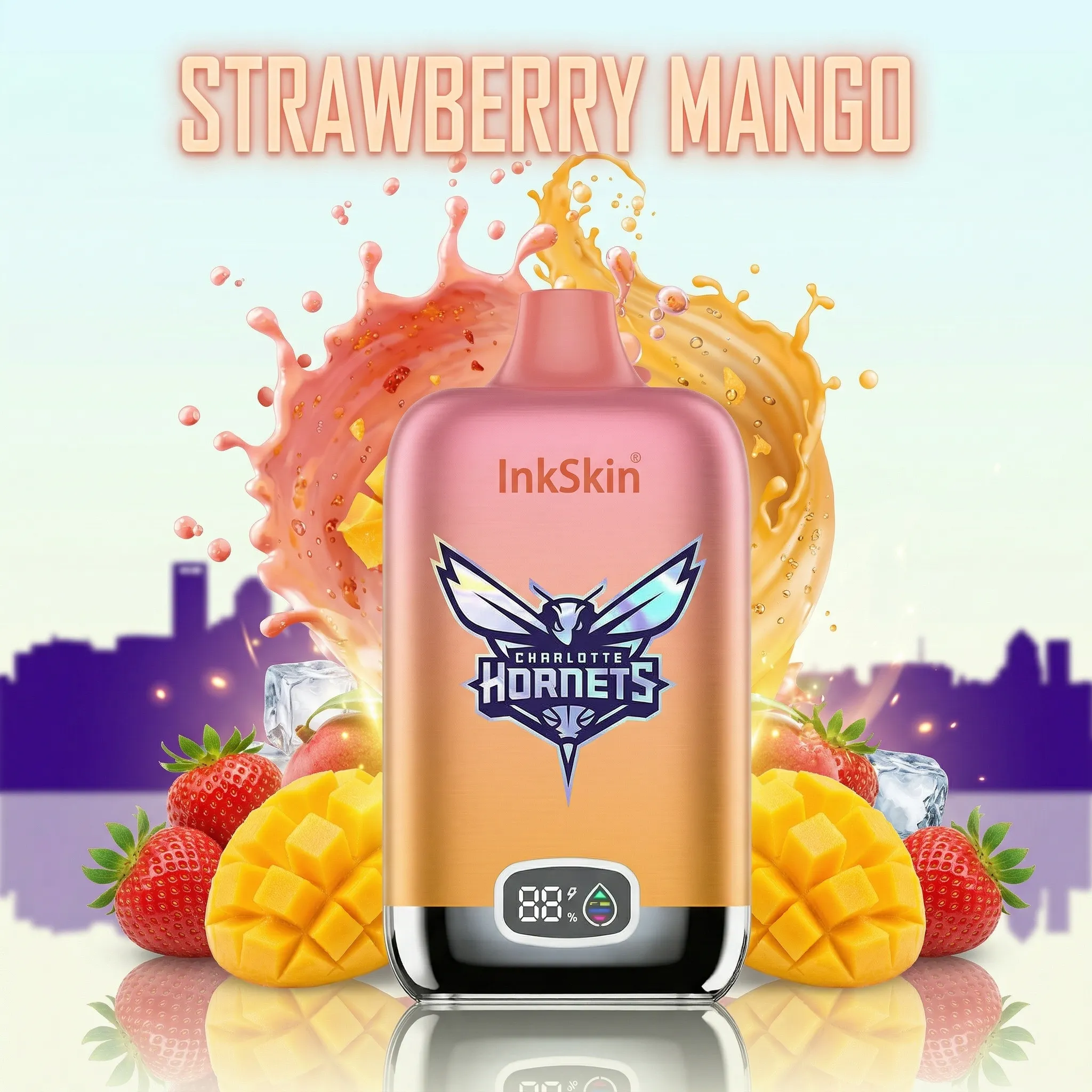 Hornets - ⭐InkSkin Digital Box 12000 Puffs - 10+ Flavour Choices 🍇🍉🍋