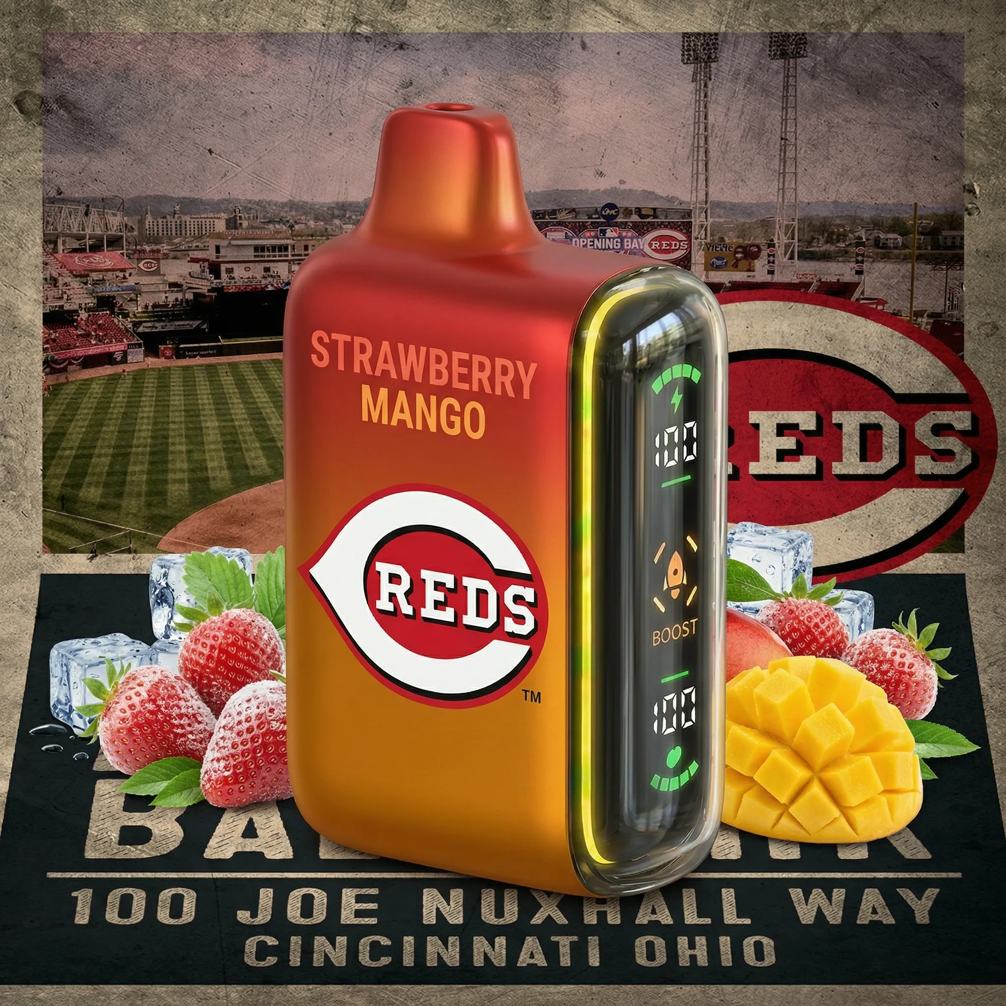 Cincinnati Reds - ๐ฅInkSkin Pulse 15000 Puffs new - 10+ Flavour Choices ๐๐๐ Cincinnati Reds - ๐ฅInkSkin Pulse 15000 Puffs new - 10+ Flavour Choices ๐๐๐