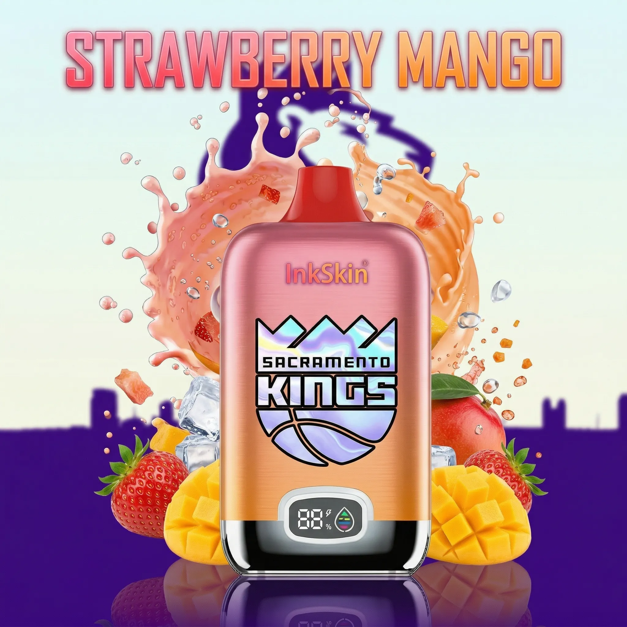 Kings - ⭐InkSkin Digital Box 12000 Puffs - 10+ Flavour Choices 🍇🍉🍋