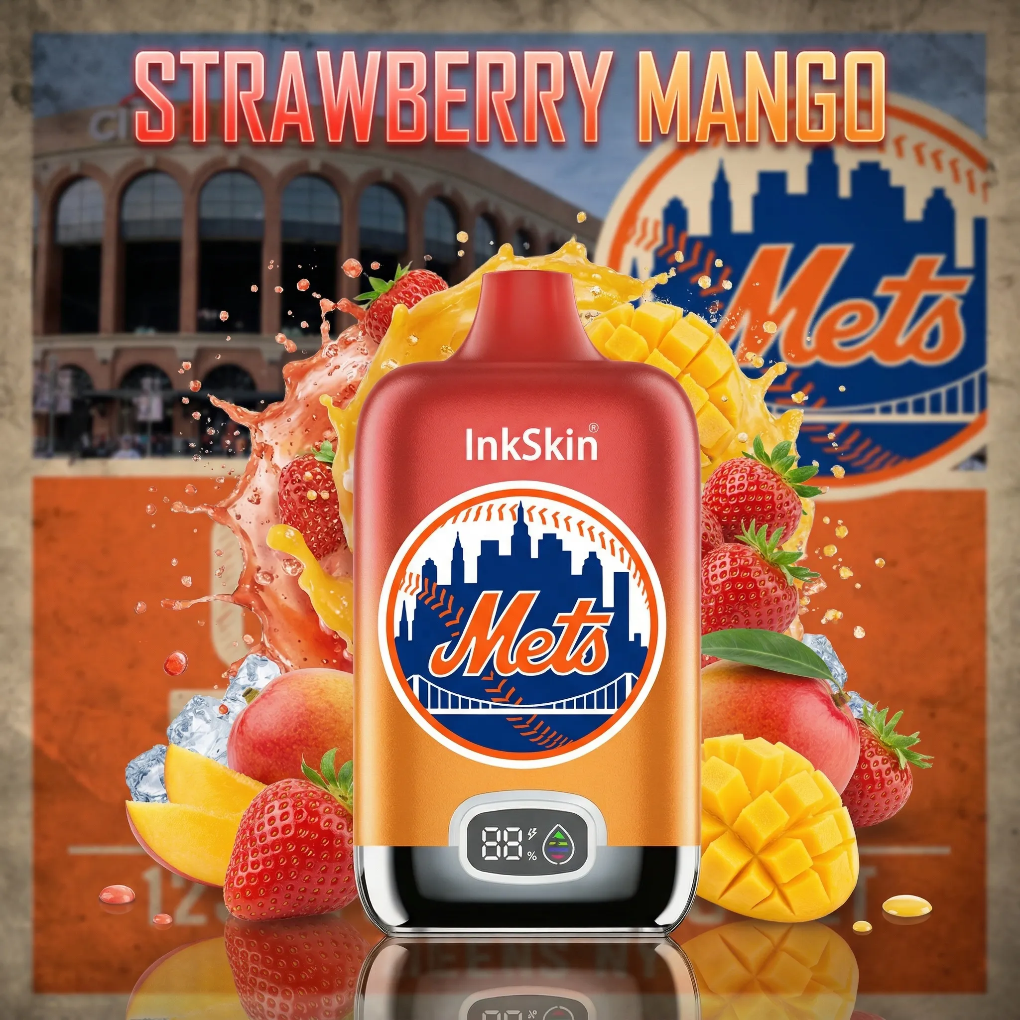 New York Mets - โญInkSkin Digital Box 12000 Puffs - 10+ Flavour Choices ๐๐๐ New York Mets - โญInkSkin Digital Box 12000 Puffs - 10+ Flavour Choices ๐๐๐