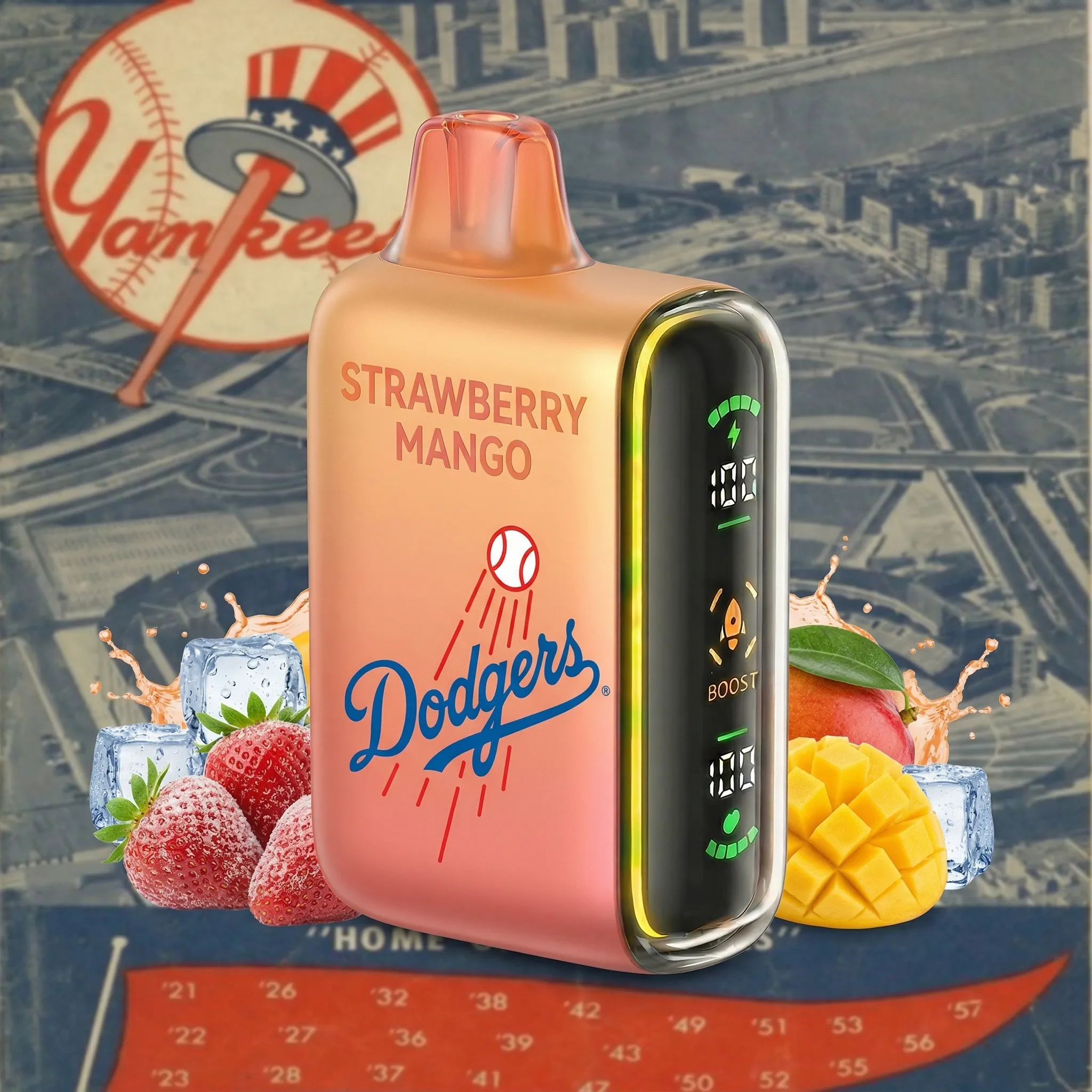 Los Angeles Dodgers - 🔥InkSkin Pulse 15000 Puffs new - 10+ Flavour Choices 🍇🍉🍋
