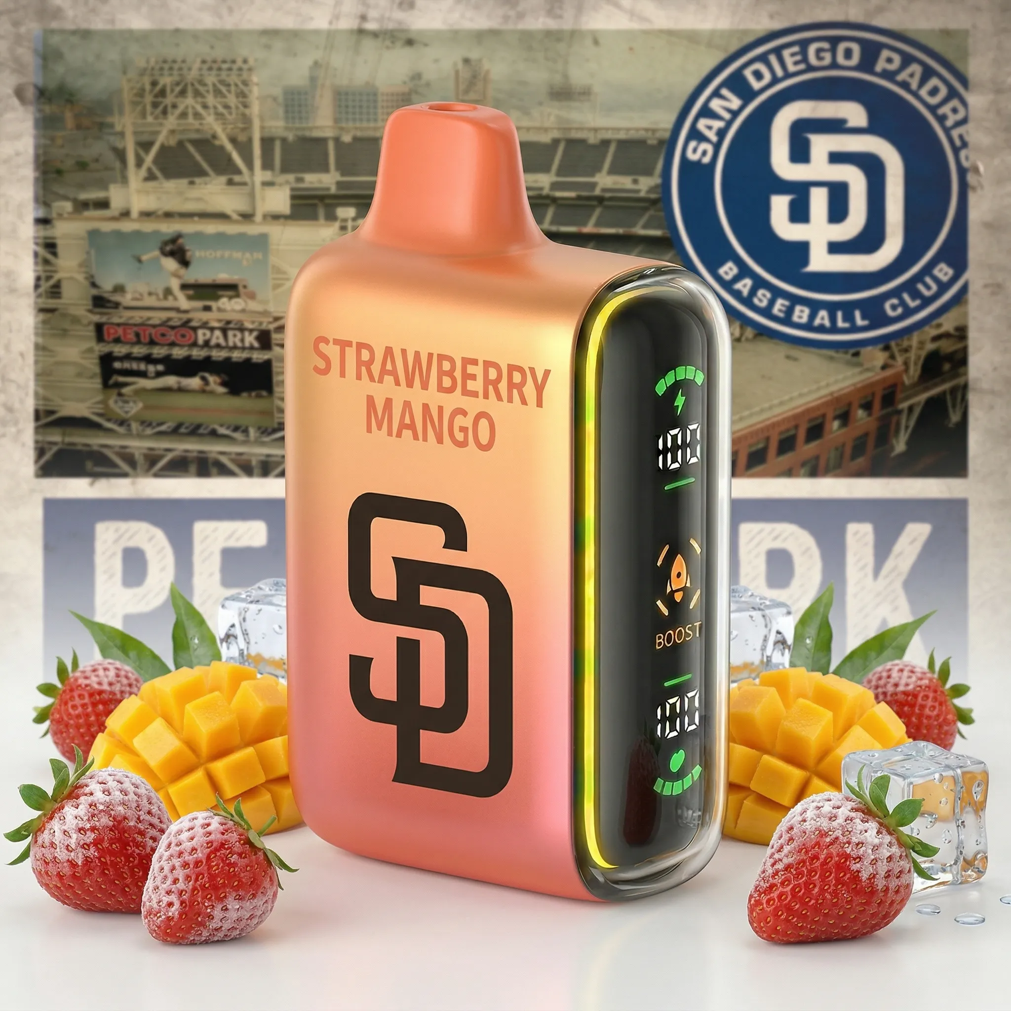San Diego Padres - 🔥InkSkin Pulse 15000 Puffs new - 10+ Flavour Choices 🍇🍉🍋