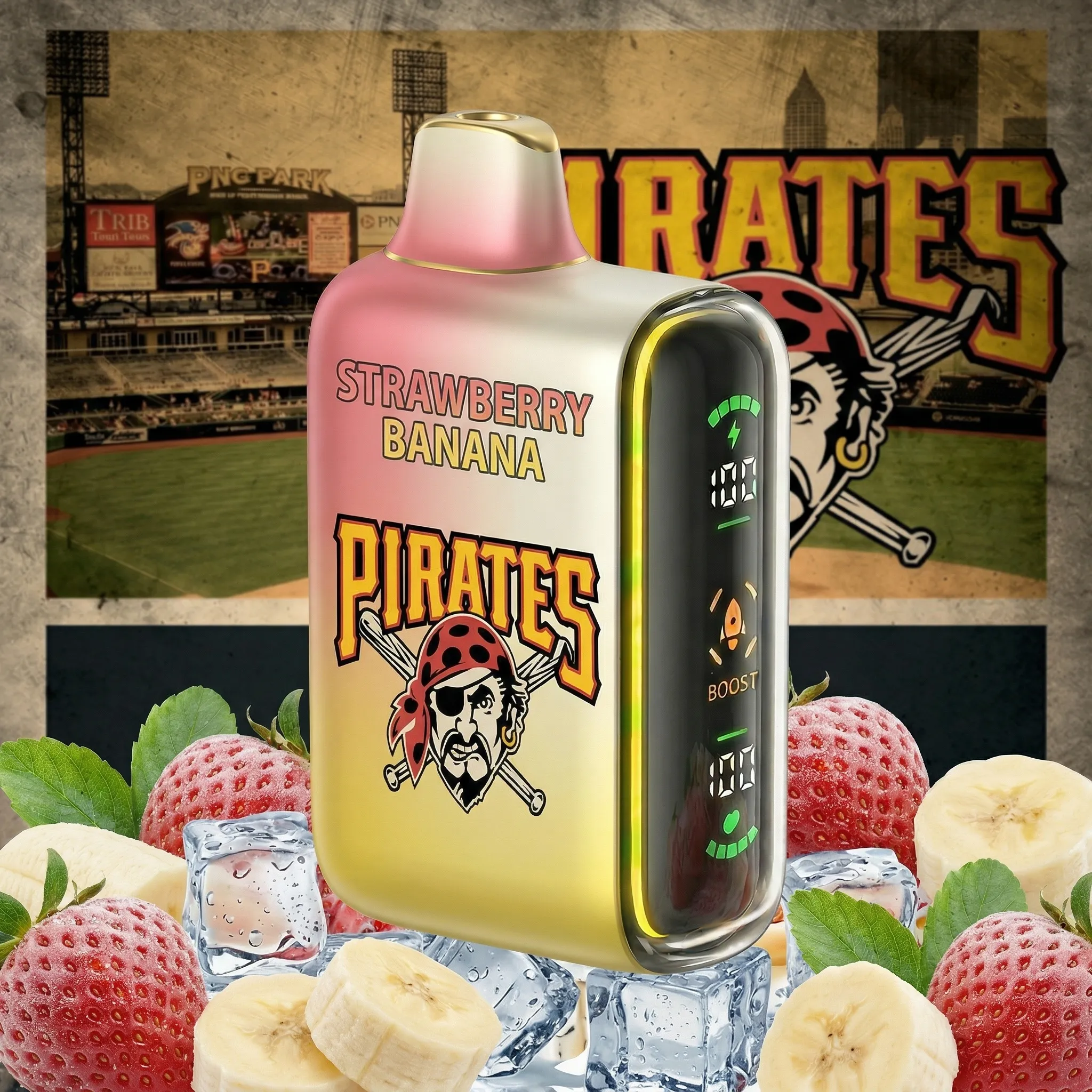 Pittsburgh Pirates - 🔥InkSkin Pulse 15000 Puffs new - 10+ Flavour Choices 🍇🍉🍋